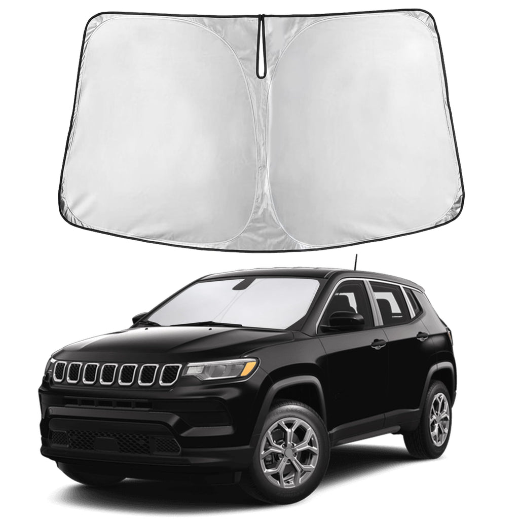 Front Windshield Sun Shade & Car Window Sun Visor