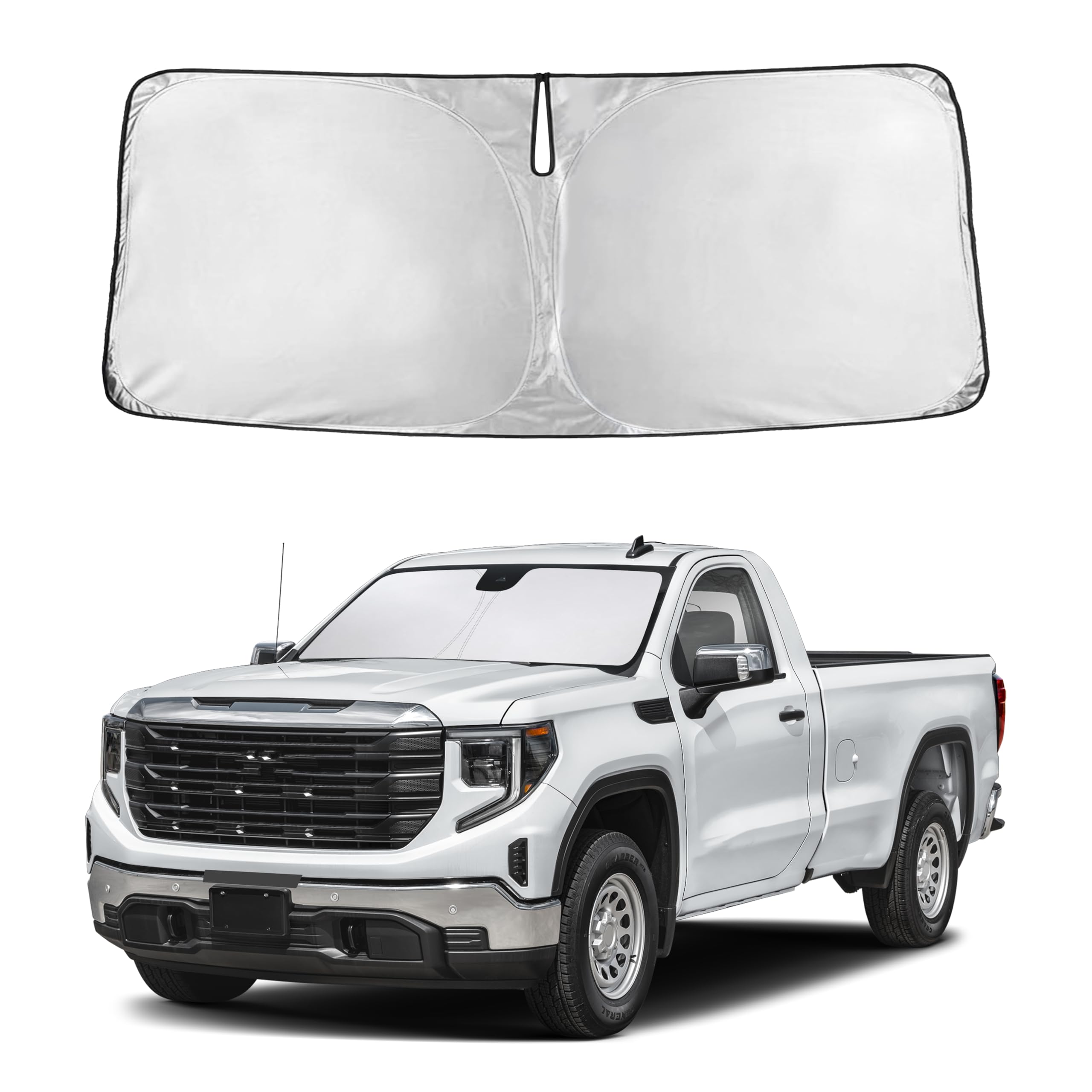 Front Windshield Sun Shade & Car Window Sun Visor