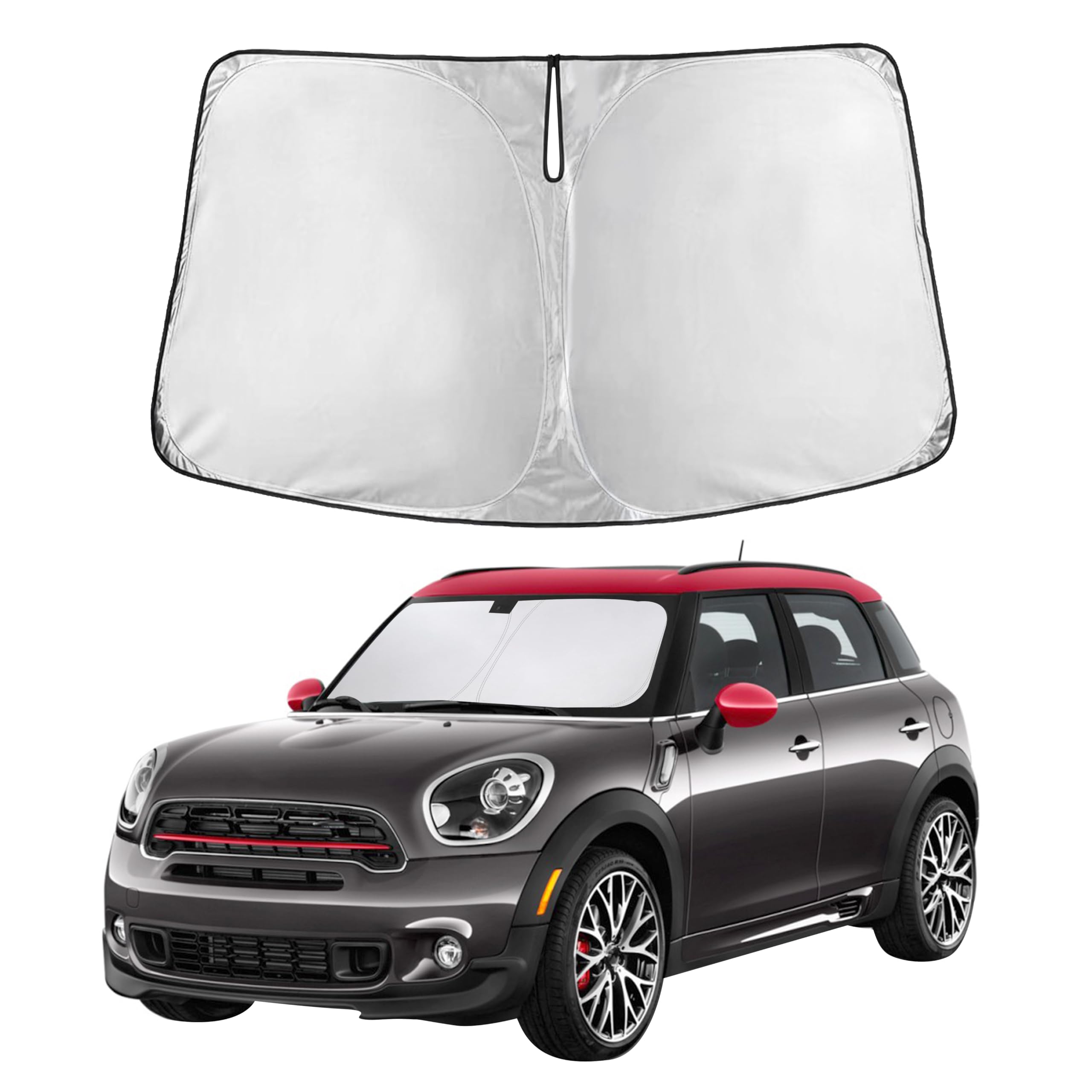 Front Windshield Sun Shade & Car Window Sun Visor