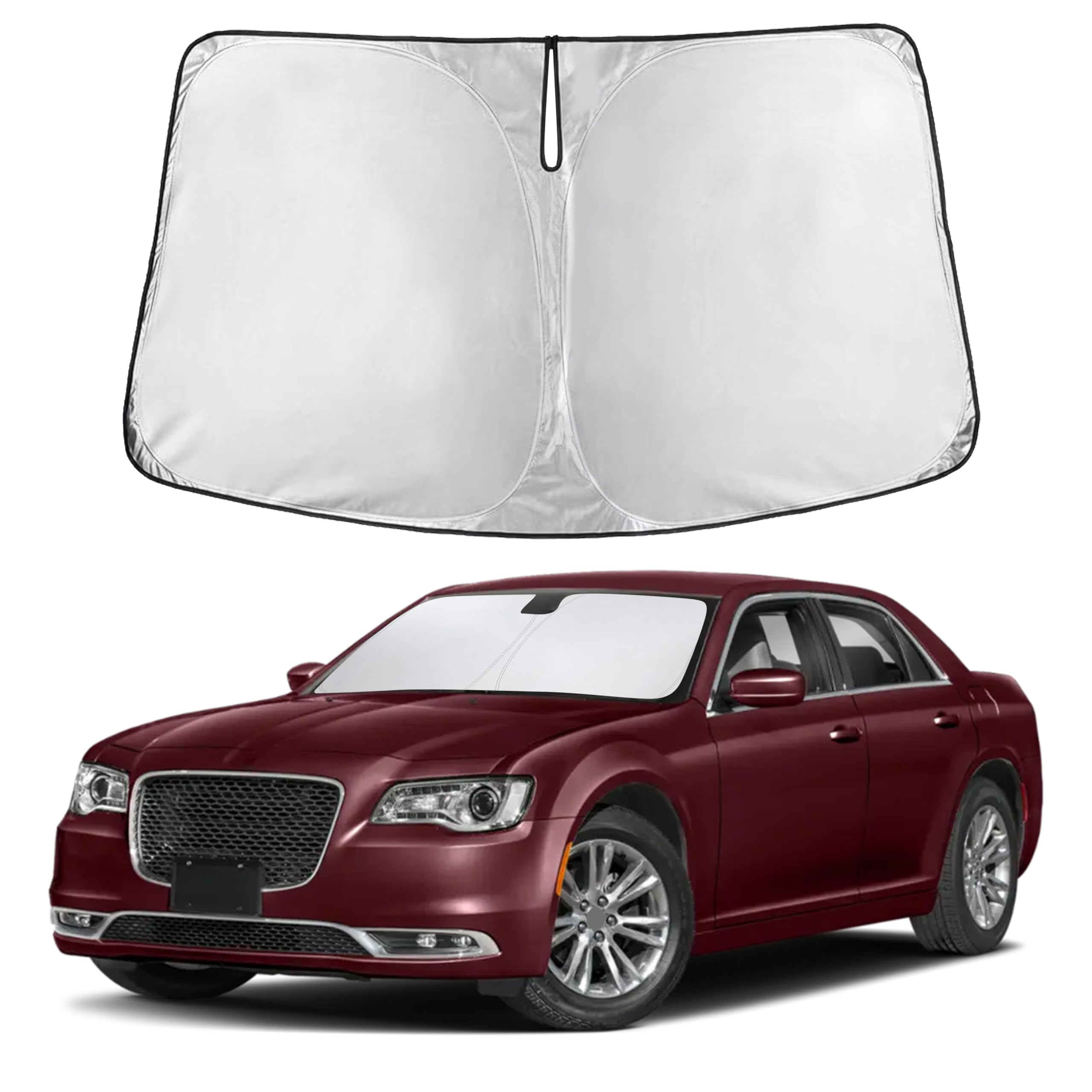 Reflective RV Windshield Sunshade for UV & Heat Protection