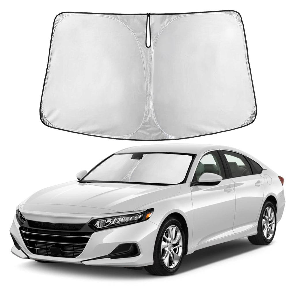 Front Windshield Sun Shade & Car Window Sun Visor