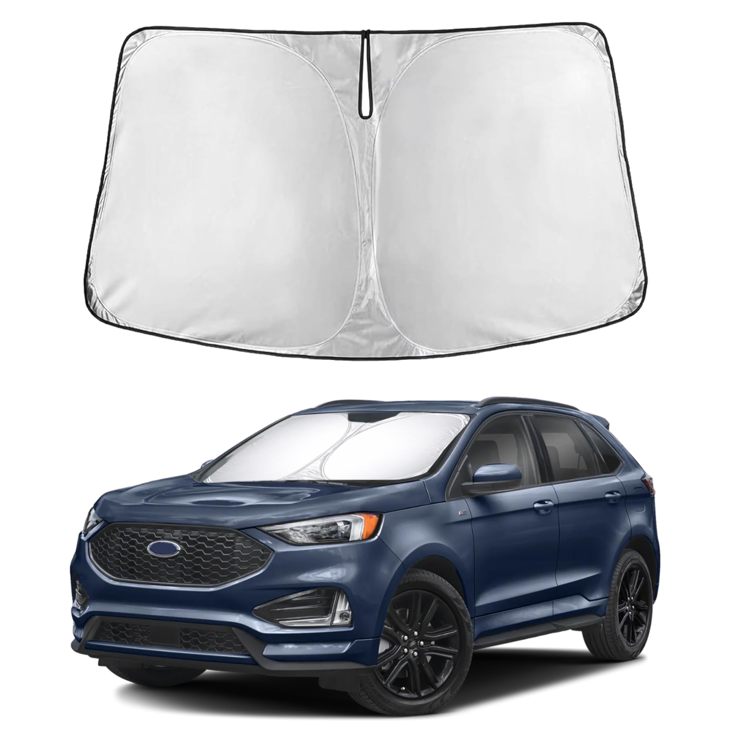 Reflective RV Windshield Sunshade for UV & Heat Protection