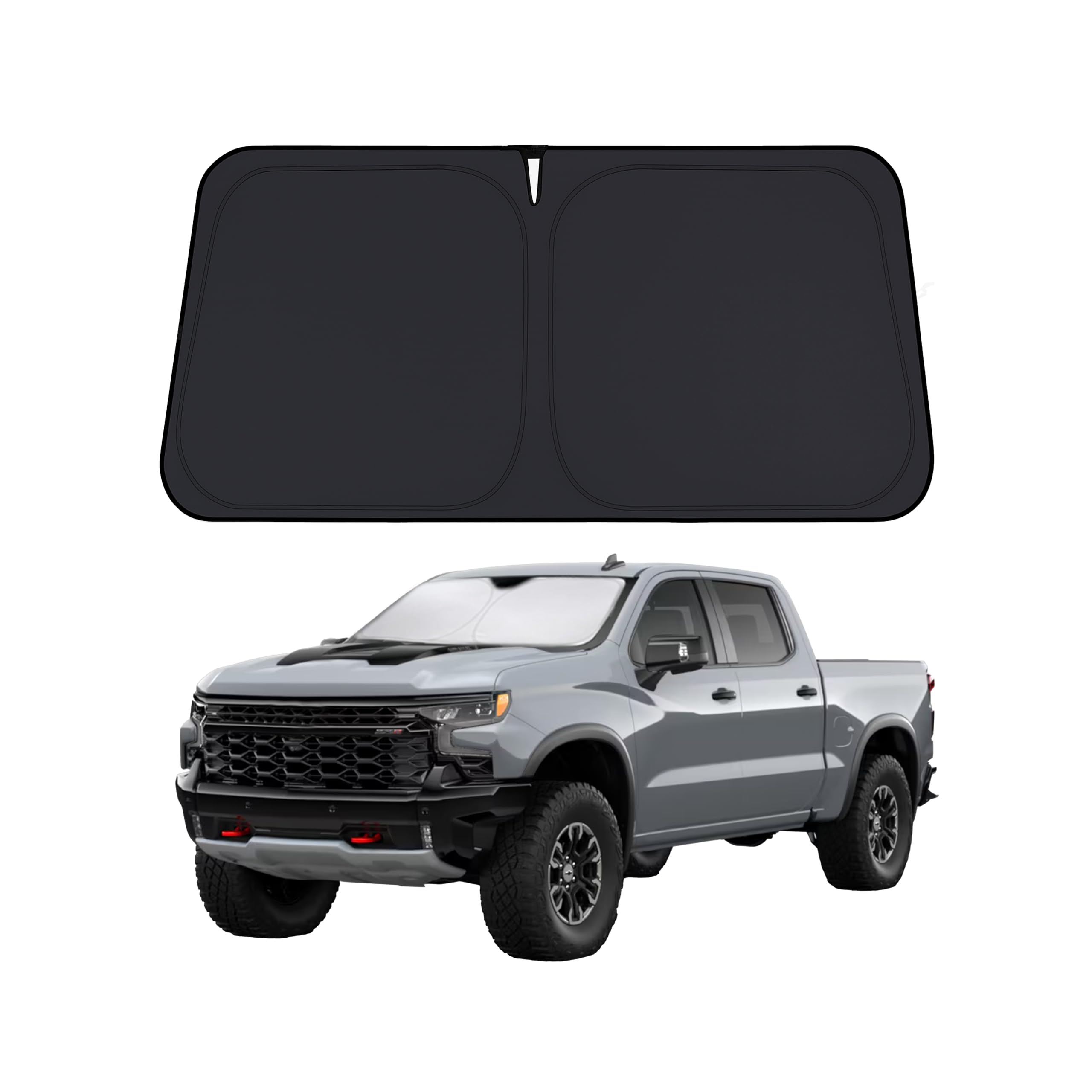 Reflective RV Windshield Sunshade for UV & Heat Protection