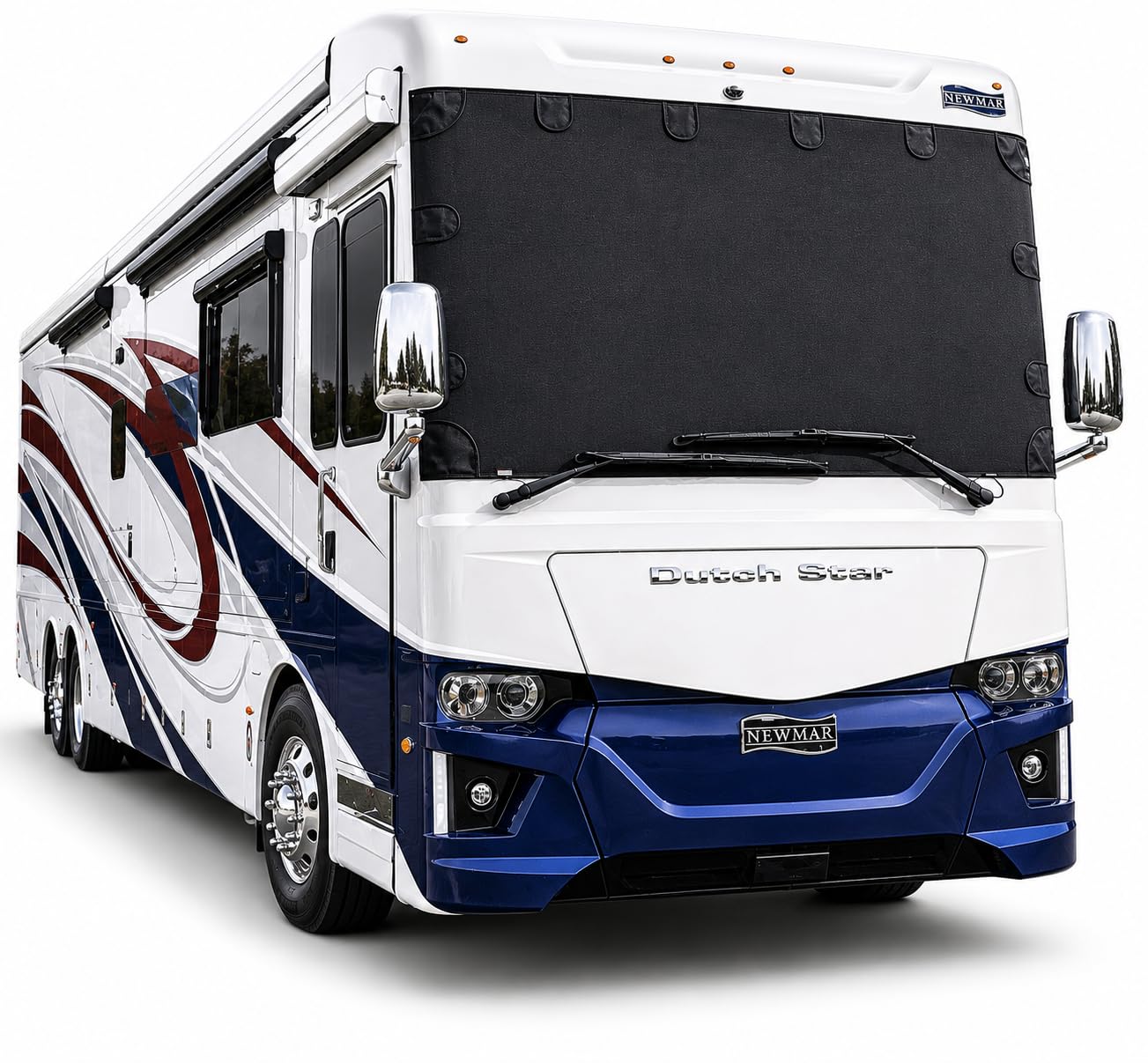 Magnetic RV Windshield Sun Shade for Heat Reduction