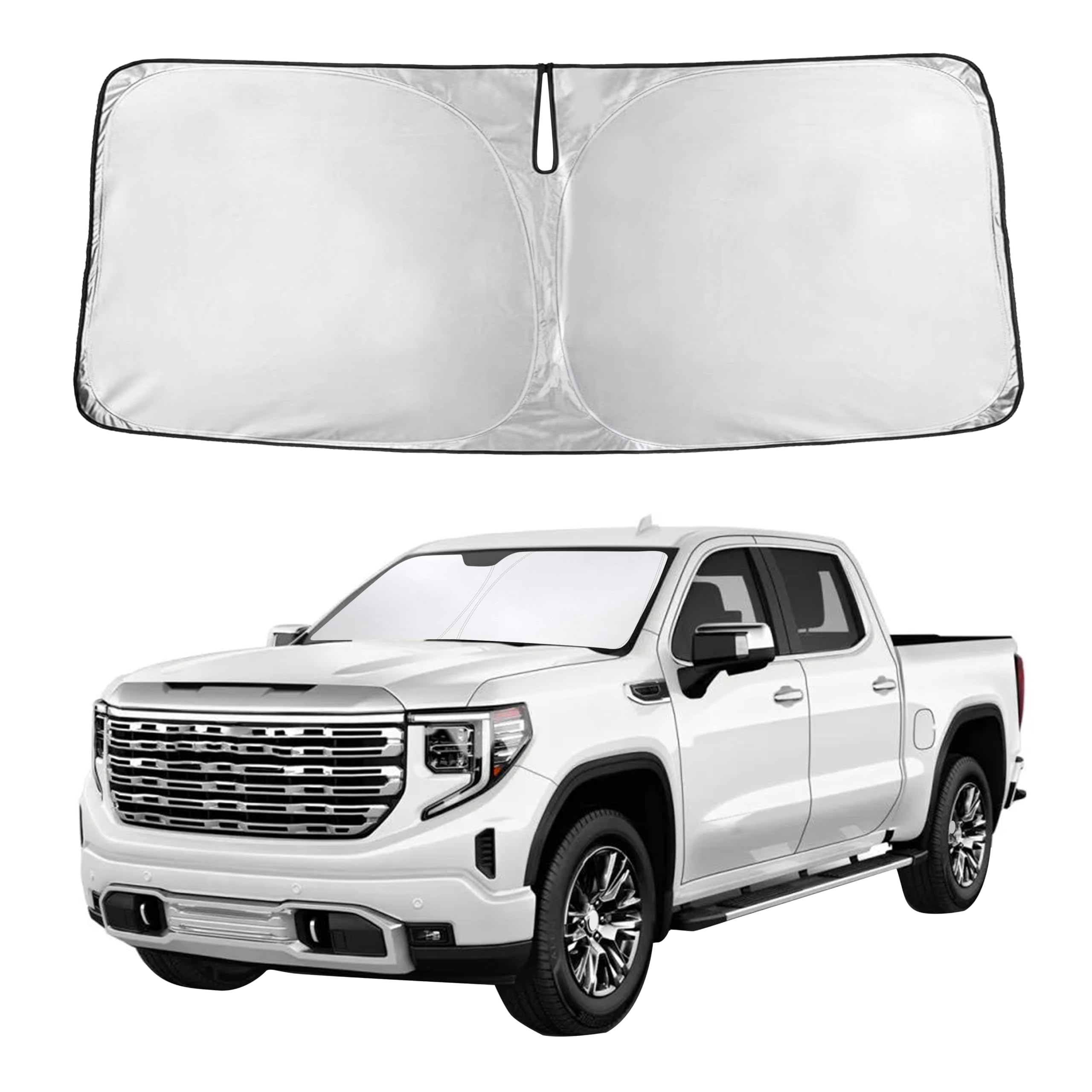 Front Windshield Sun Shade & Car Window Sun Visor
