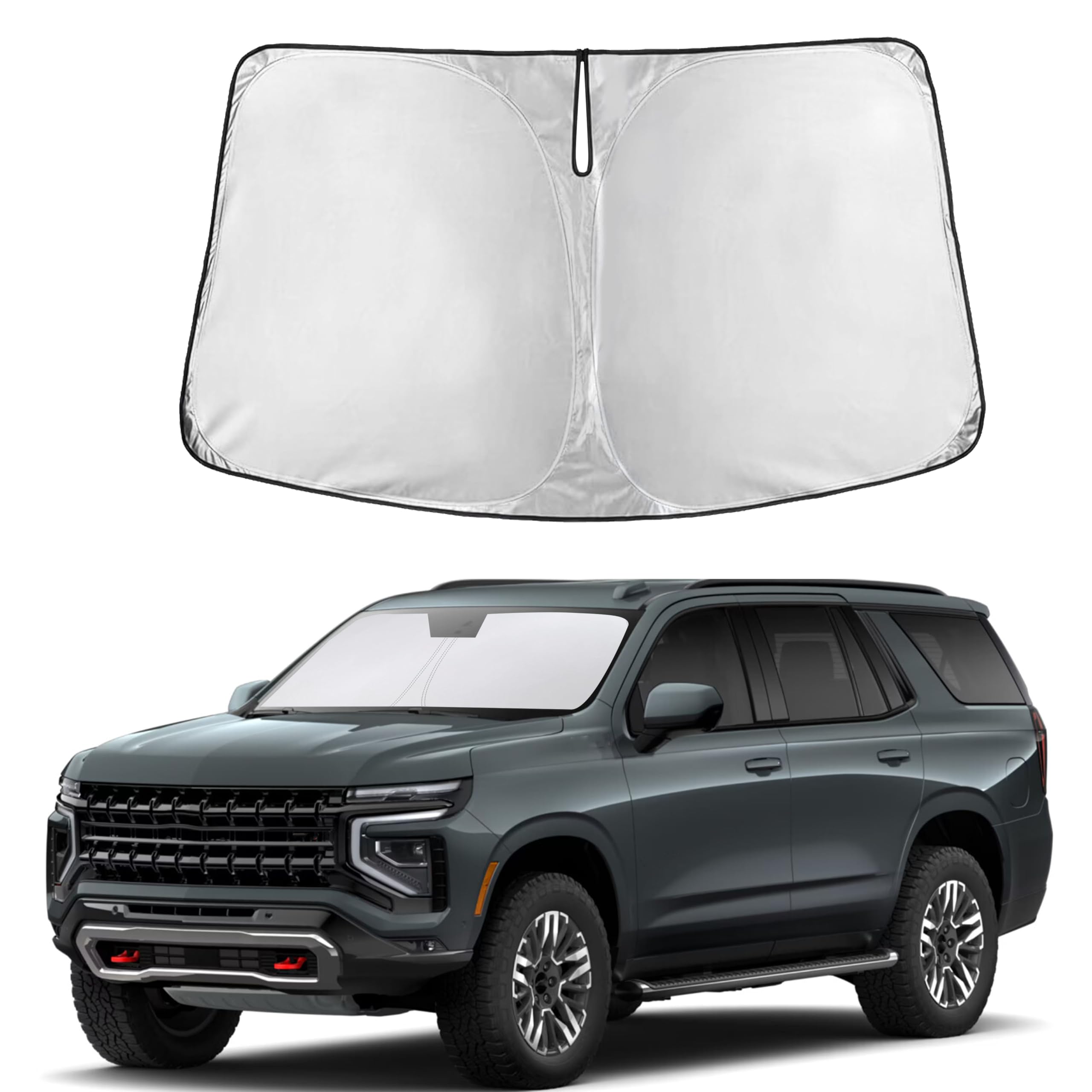 Front Windshield Sun Shade & Car Window Sun Visor