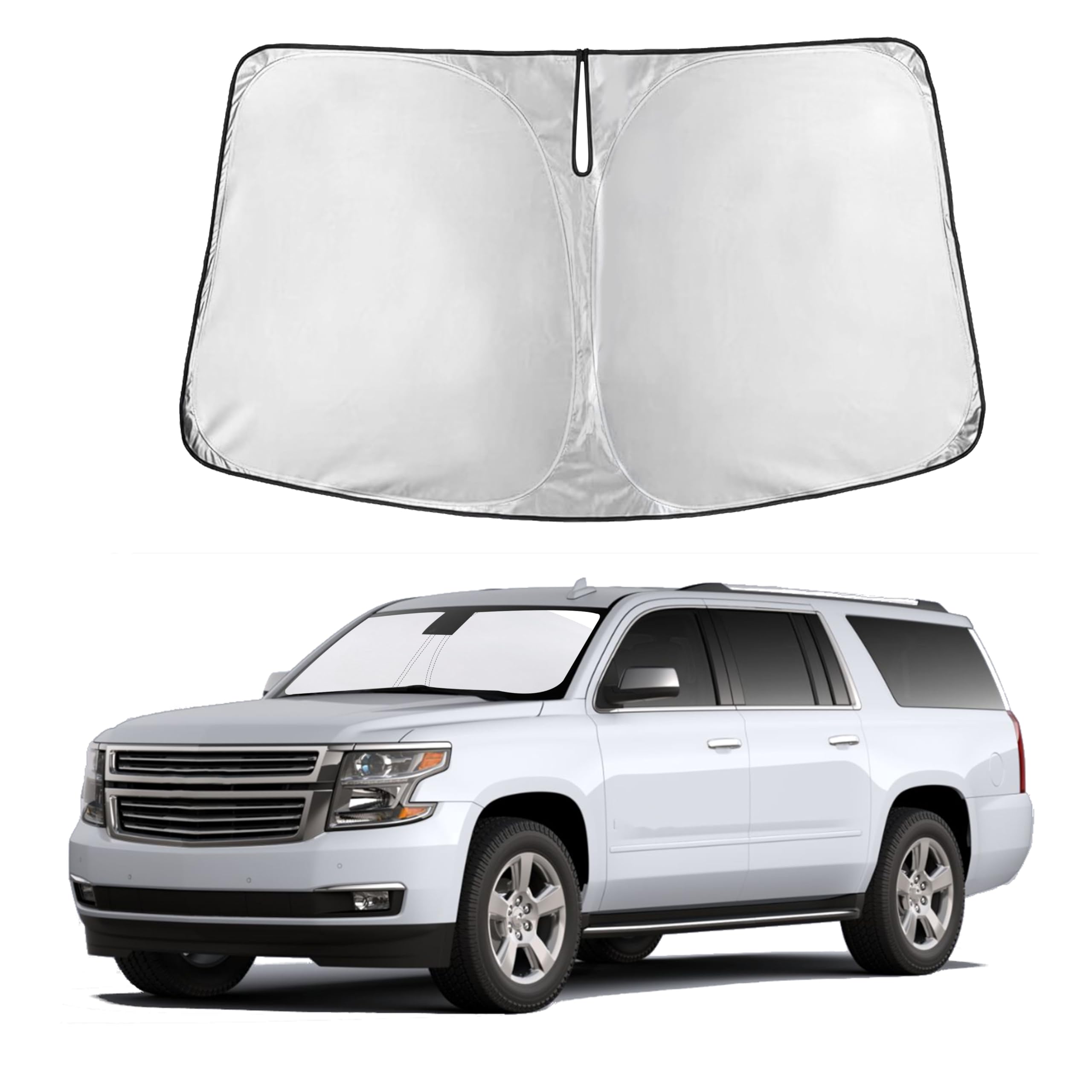 Front Windshield Sun Shade & Car Window Sun Visor