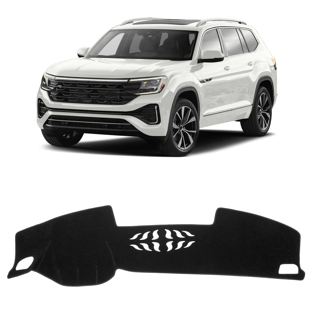 Gray & Black Non-Slip Dashboard Cover for Left-Hand Drive