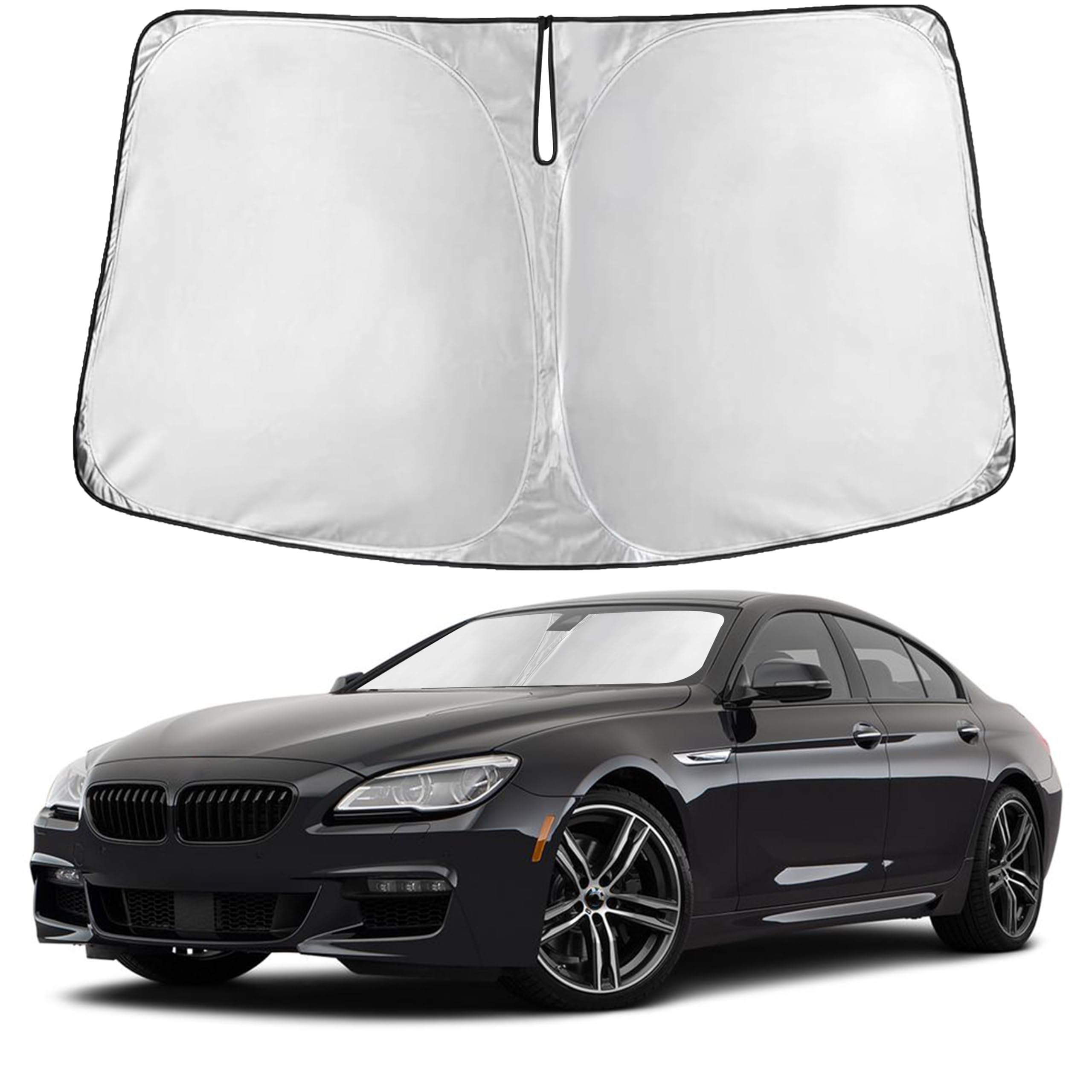 Reflective RV Windshield Sunshade for UV & Heat Protection