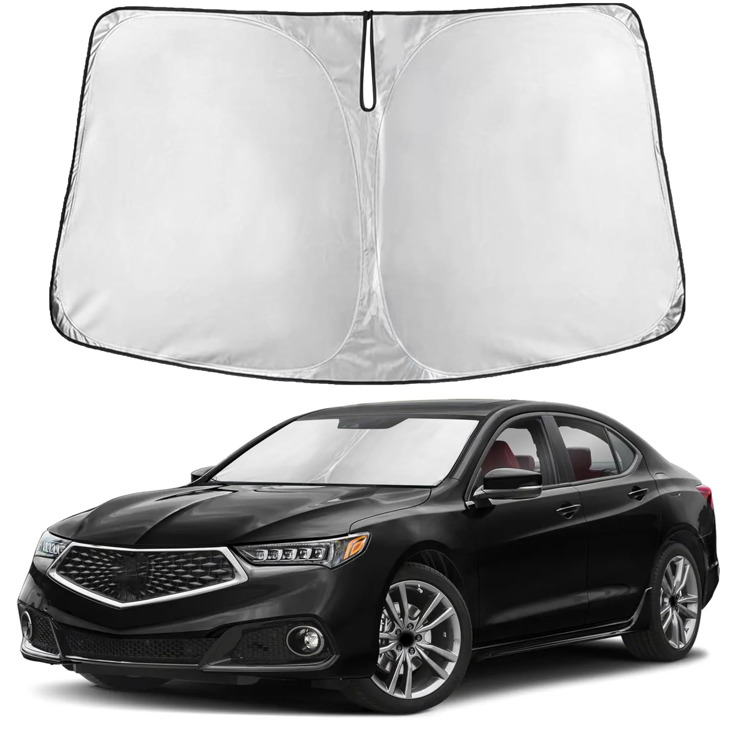 Reflective RV Windshield Sunshade for UV & Heat Protection
