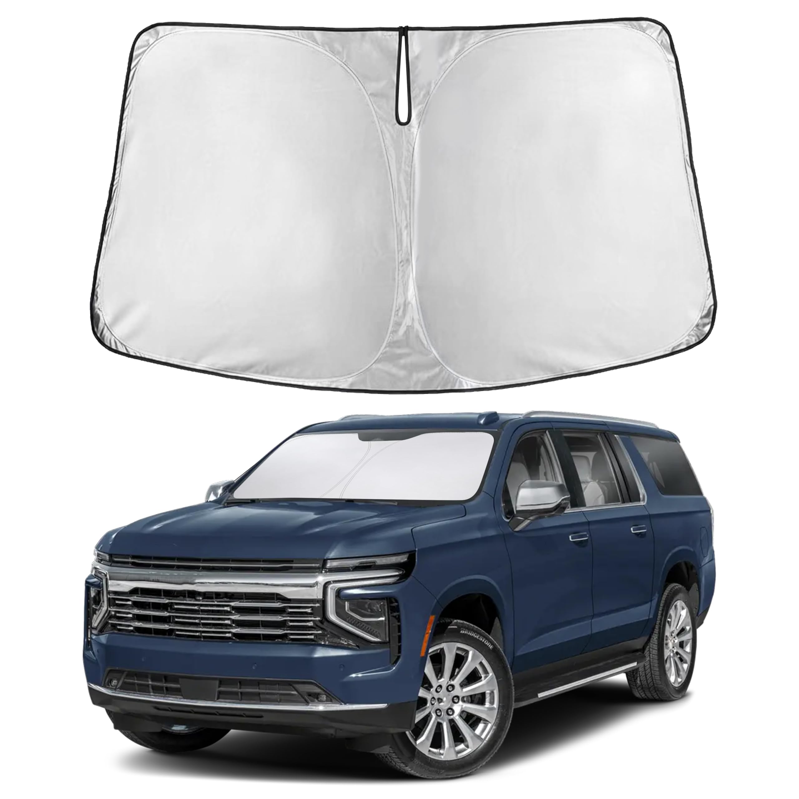 Front Windshield Sun Shade & Car Window Sun Visor