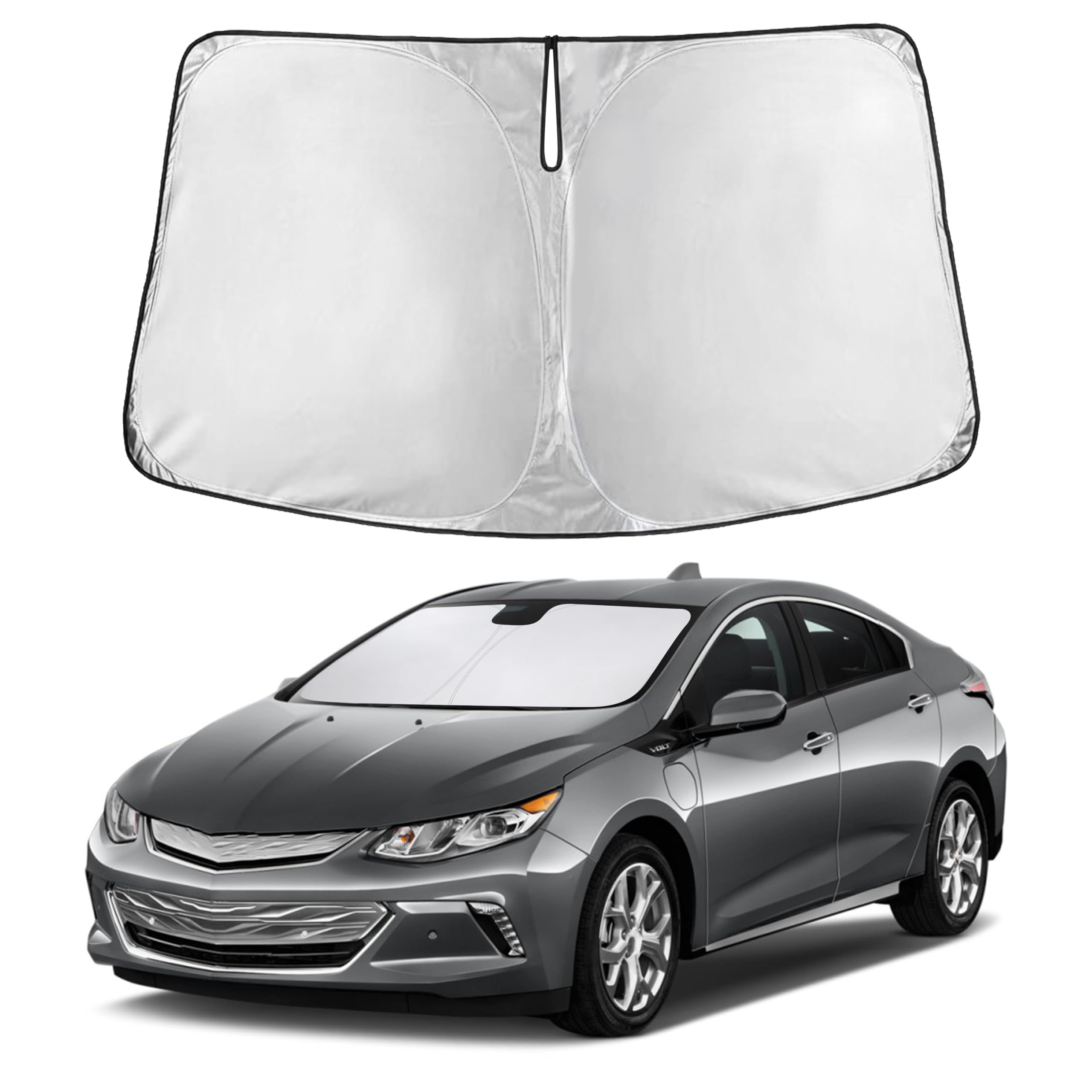 Reflective RV Windshield Sunshade for UV & Heat Protection