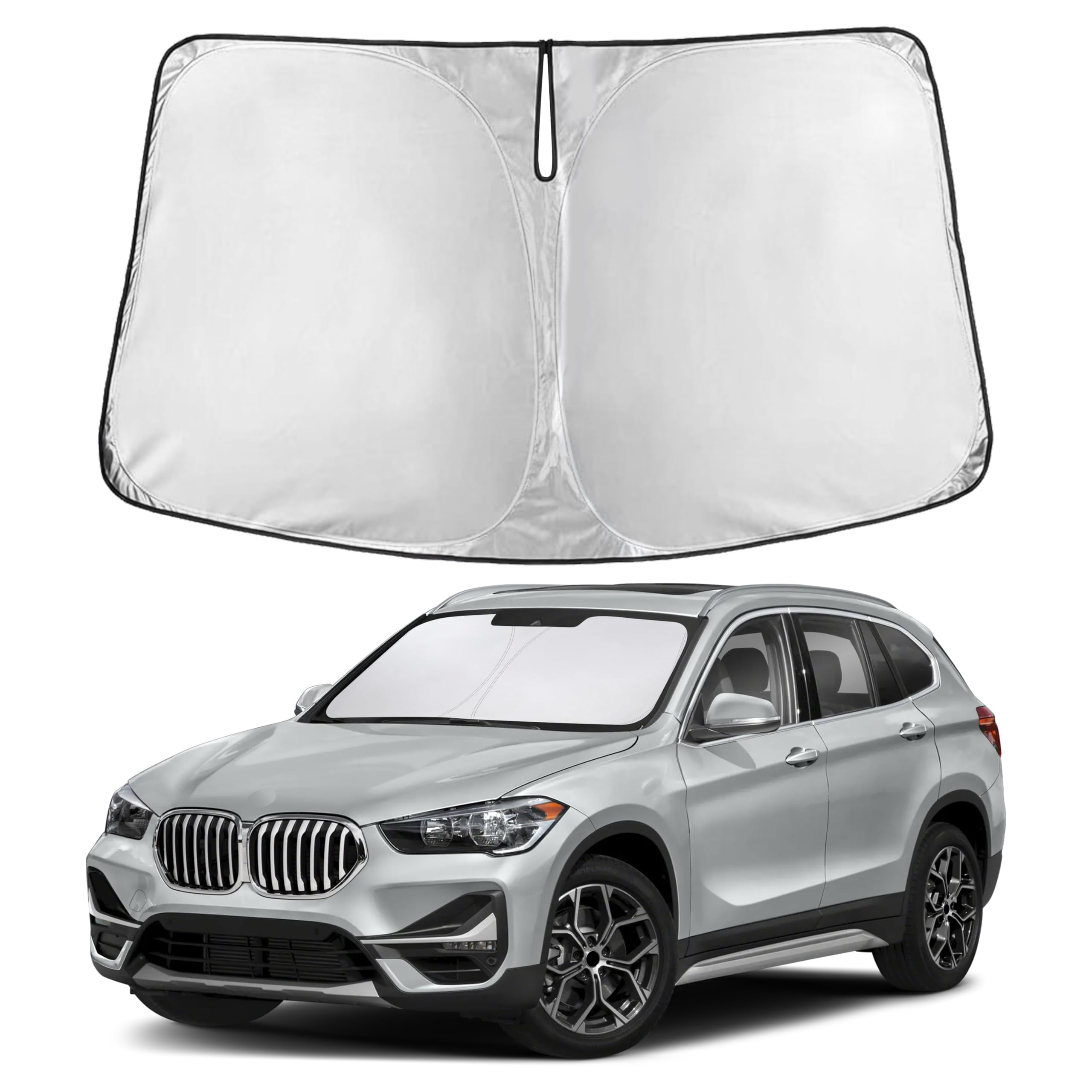 Reflective RV Windshield Sunshade for UV & Heat Protection