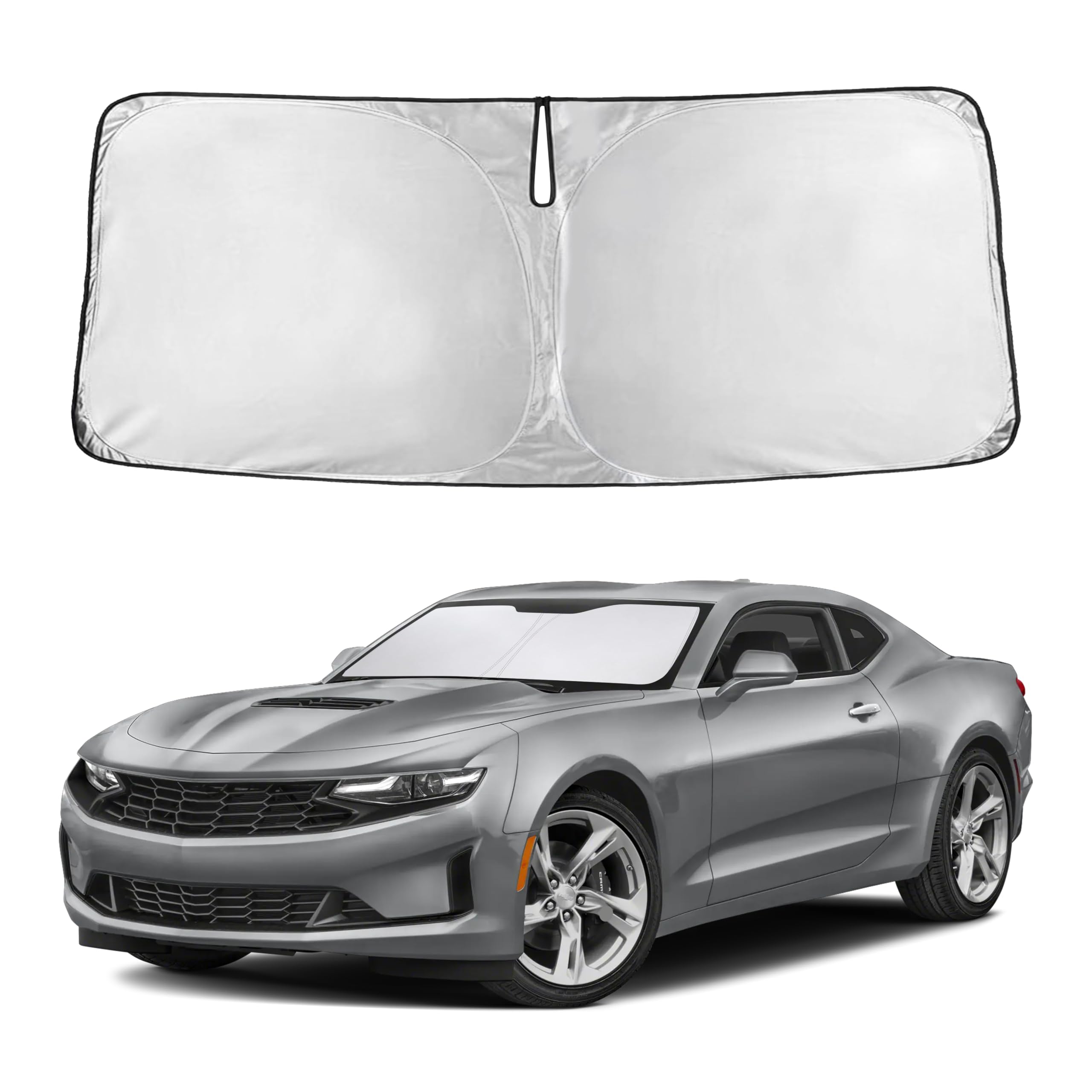 Reflective RV Windshield Sunshade for UV & Heat Protection