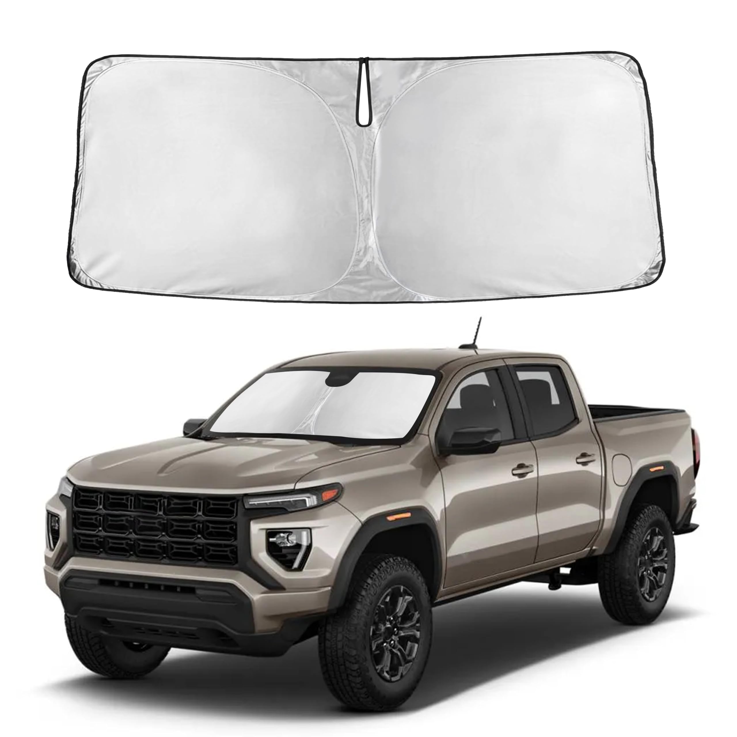 Front Windshield Sun Shade & Car Window Sun Visor