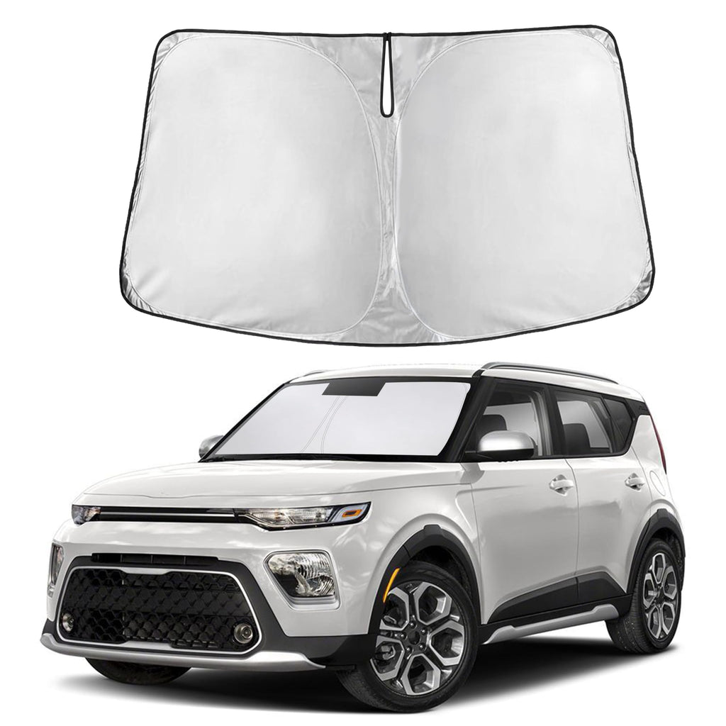 Front Windshield Sun Shade & Car Window Sun Visor