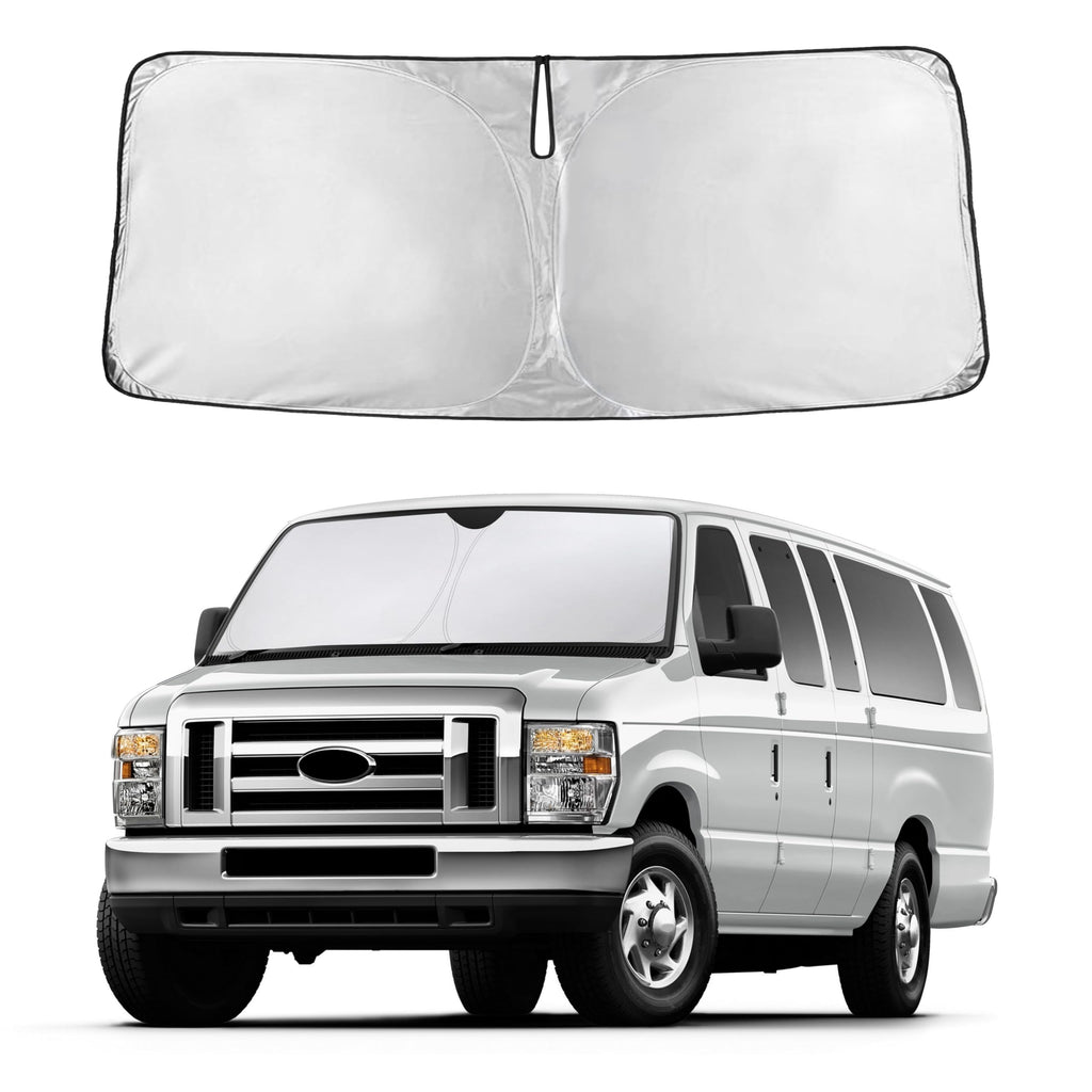 Front Windshield Sun Shade & Car Window Sun Visor