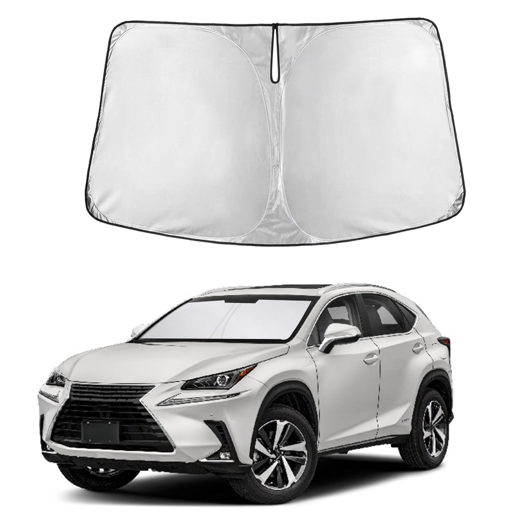 Front Windshield Sun Shade & Car Window Sun Visor