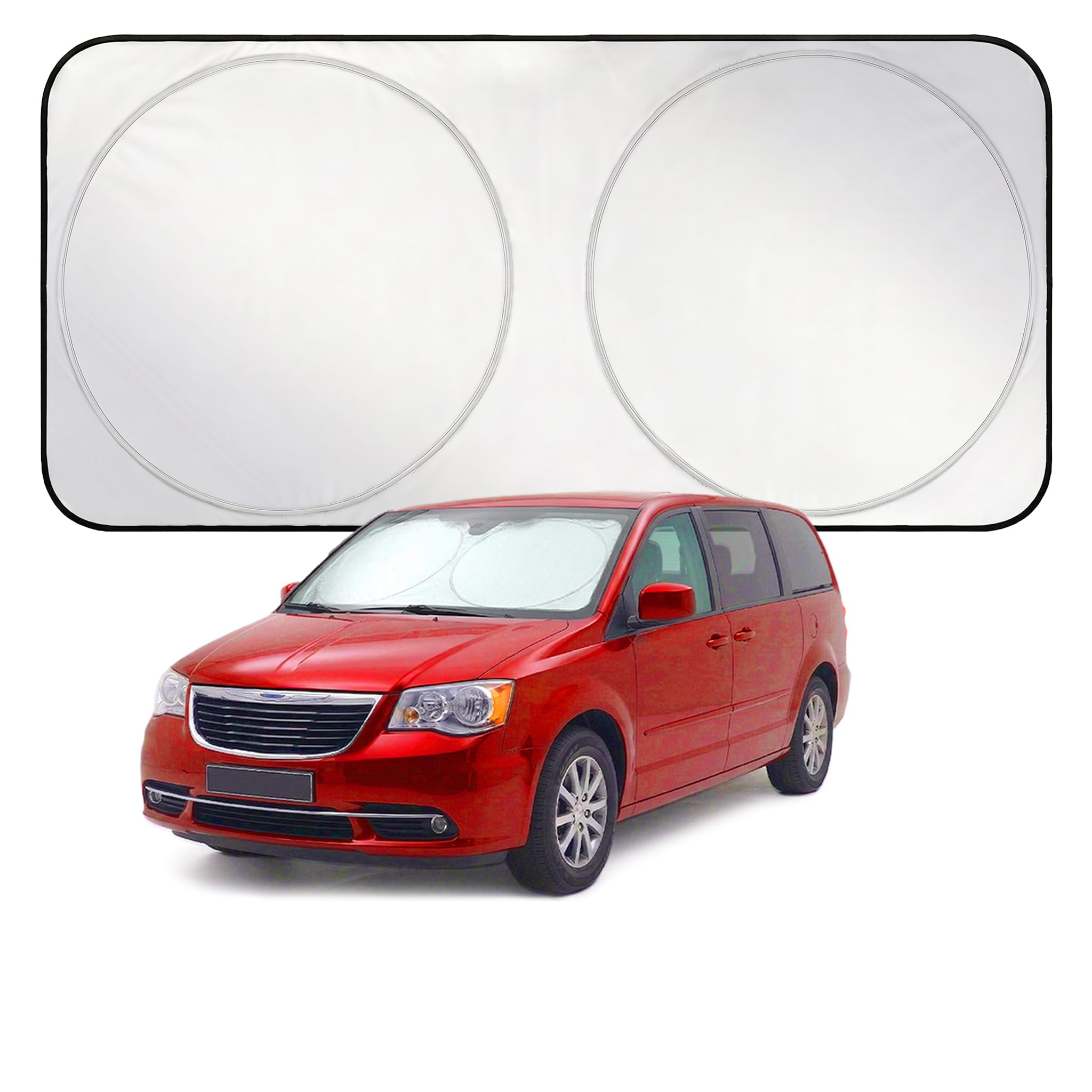 Foldable Reflective Windshield Sun Shade for Cars, SUVs & Trucks