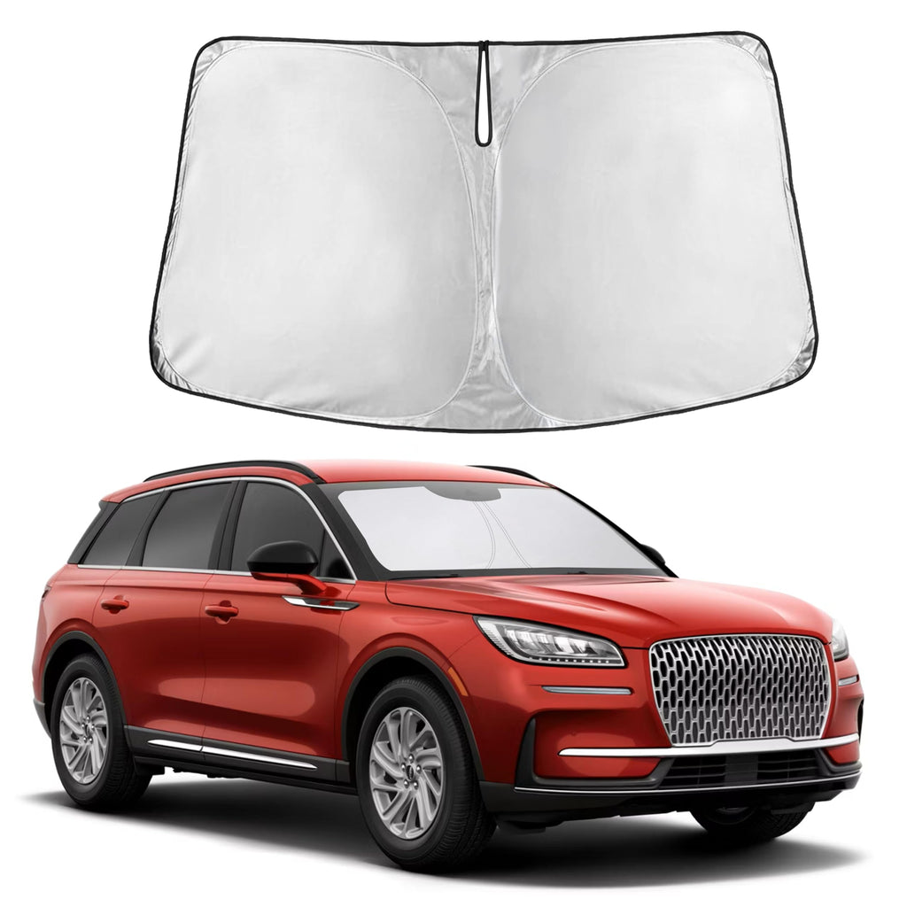 Front Windshield Sun Shade & Car Window Sun Visor