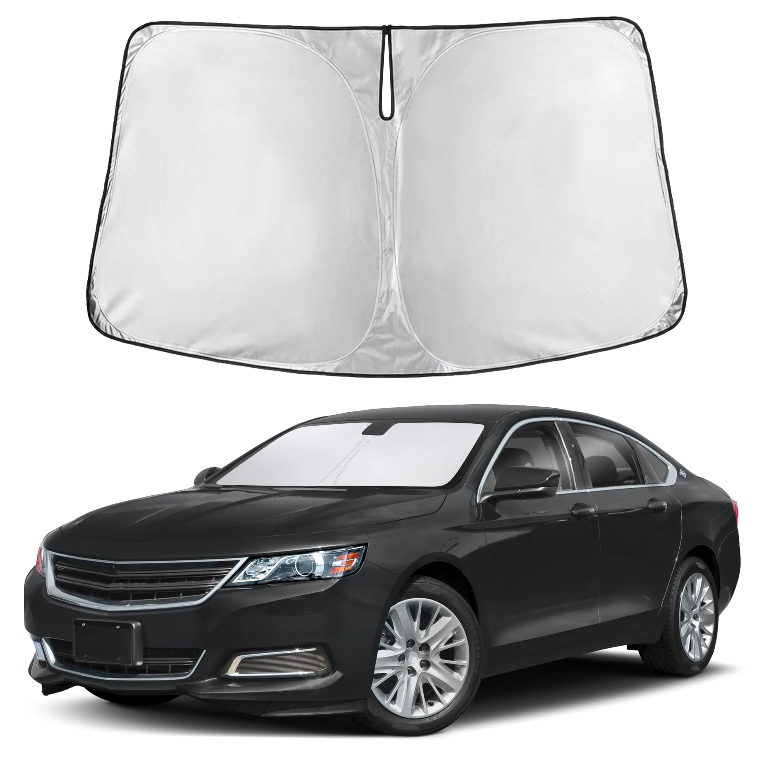 Reflective RV Windshield Sunshade for UV & Heat Protection