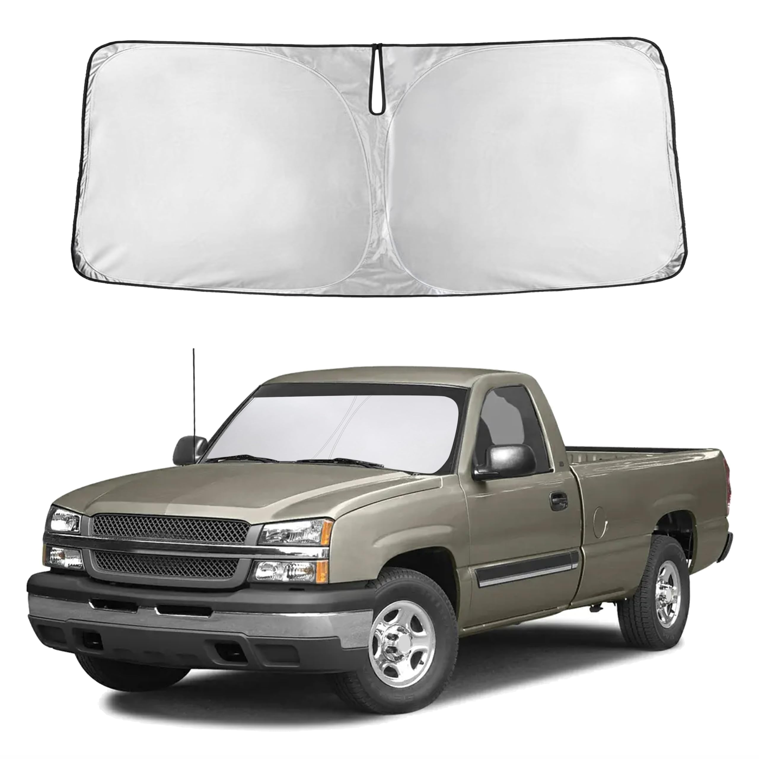 Front Windshield Sun Shade & Car Window Sun Visor