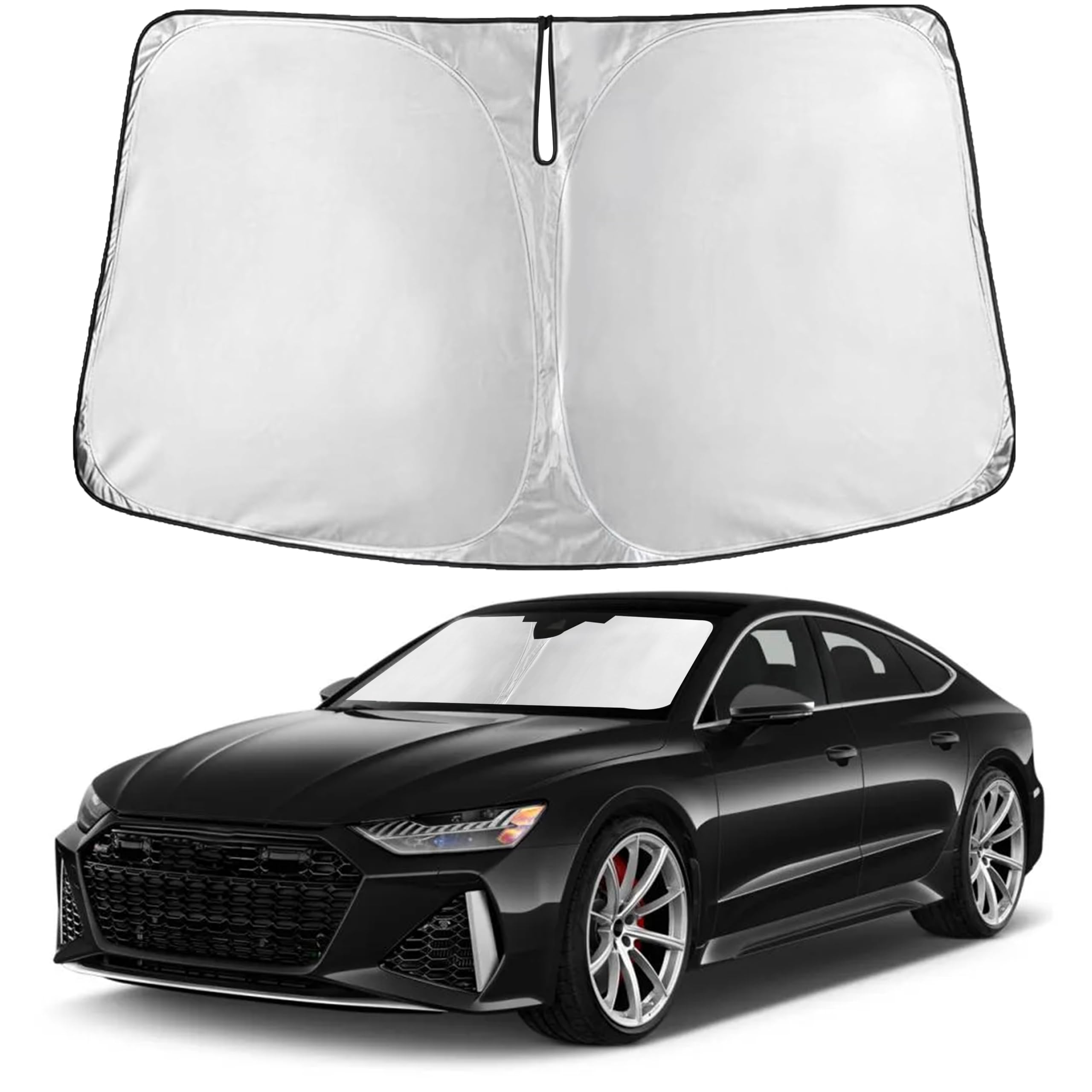 Reflective RV Windshield Sunshade for UV & Heat Protection