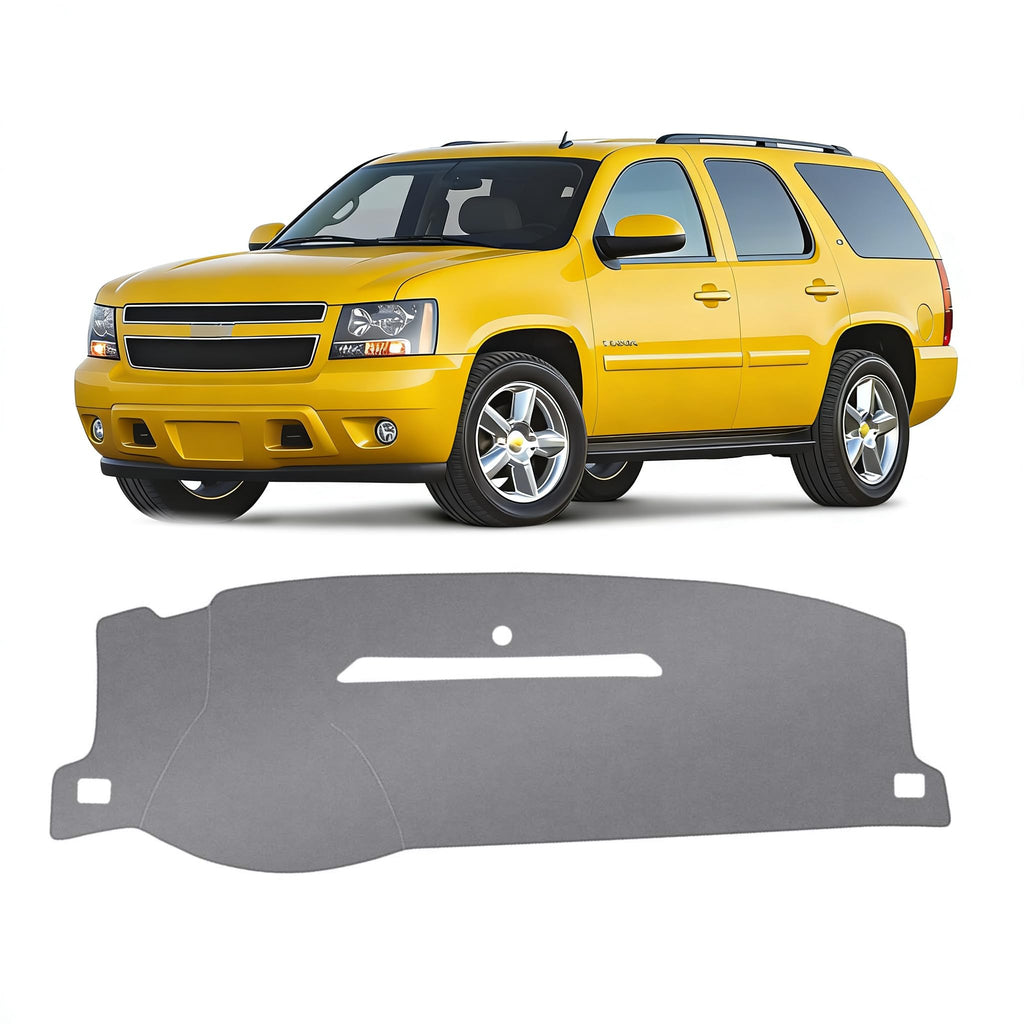 Gray & Black Non-Slip Dashboard Cover for Left-Hand Drive
