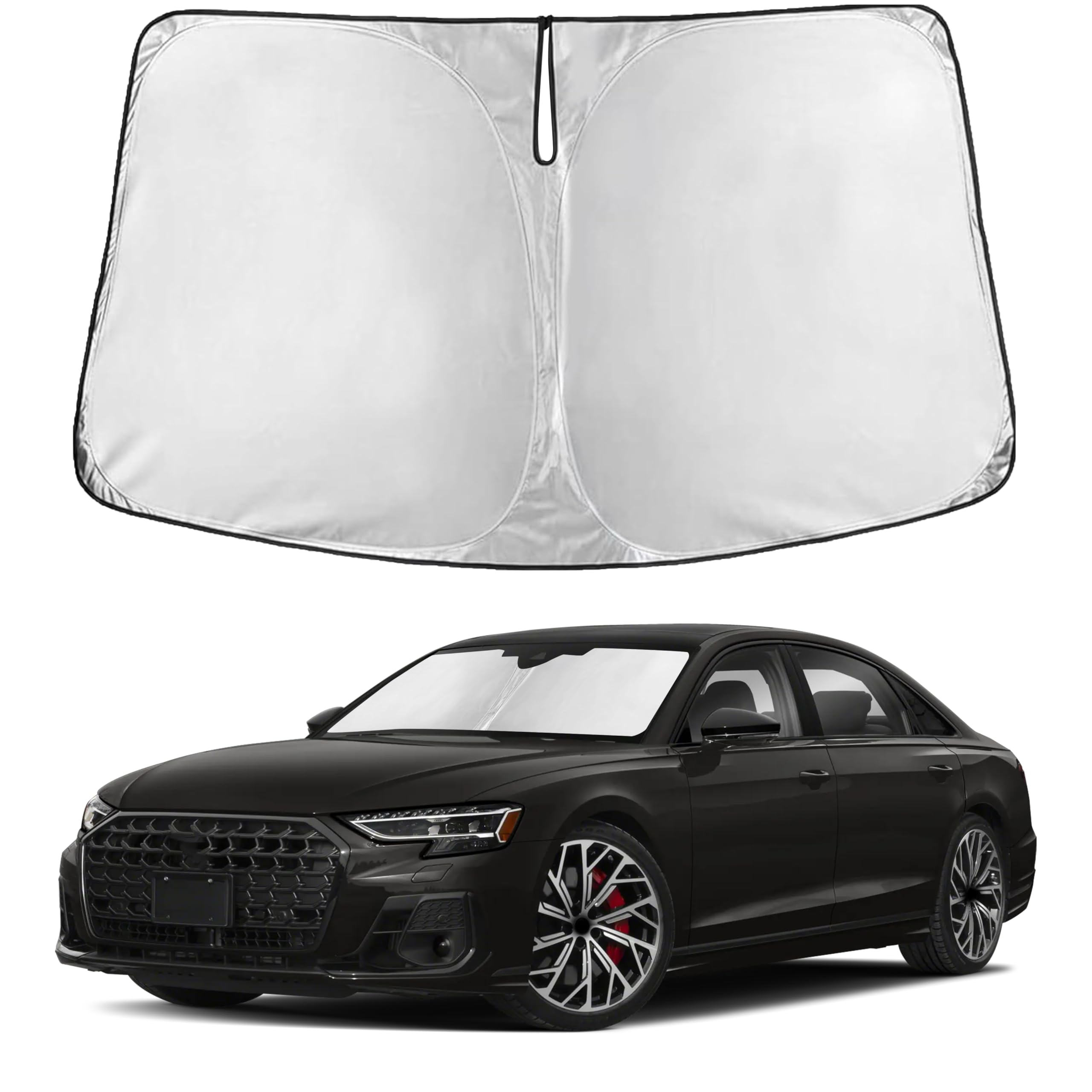 Reflective RV Windshield Sunshade for UV & Heat Protection