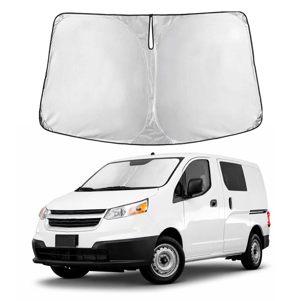 Reflective RV Windshield Sunshade for UV & Heat Protection
