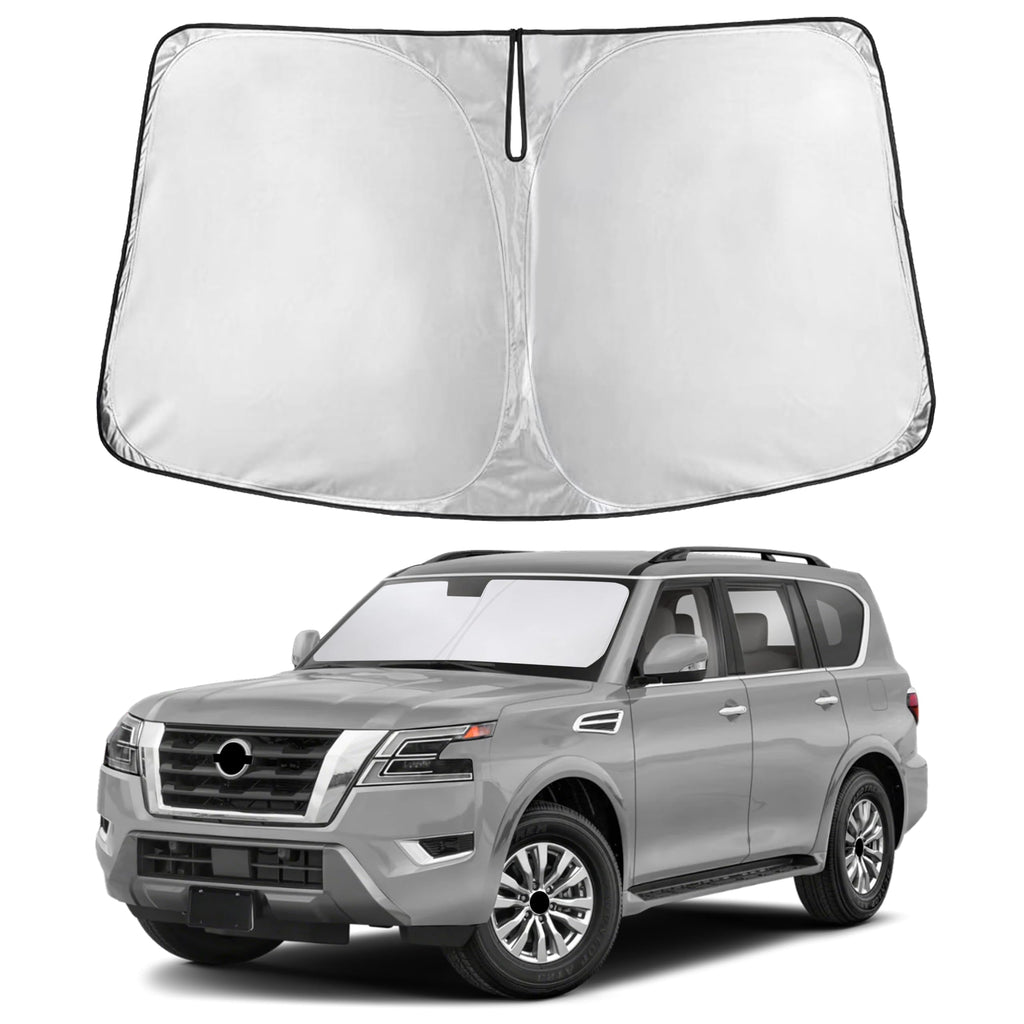 Front Windshield Sun Shade & Car Window Sun Visor