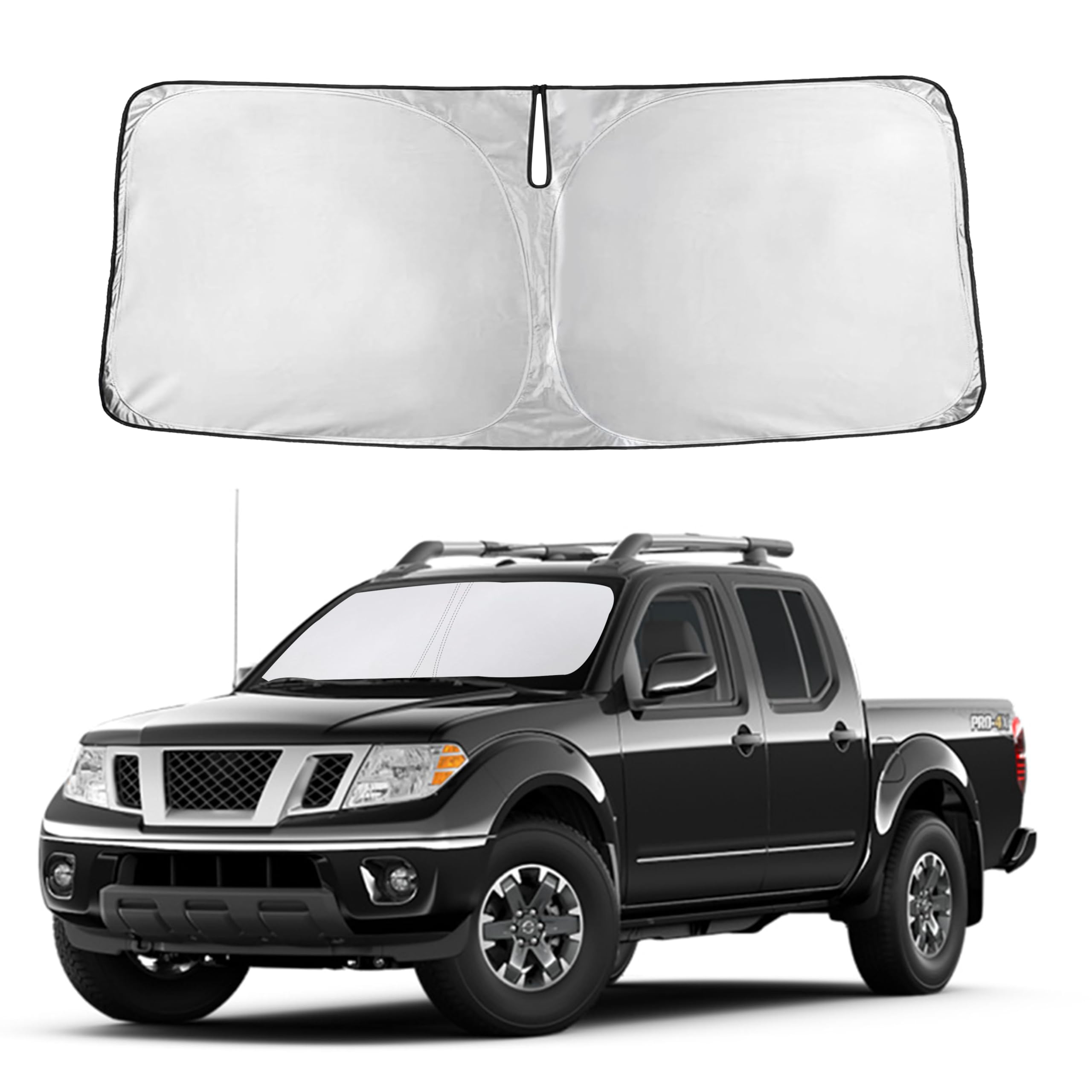 Front Windshield Sun Shade & Car Window Sun Visor