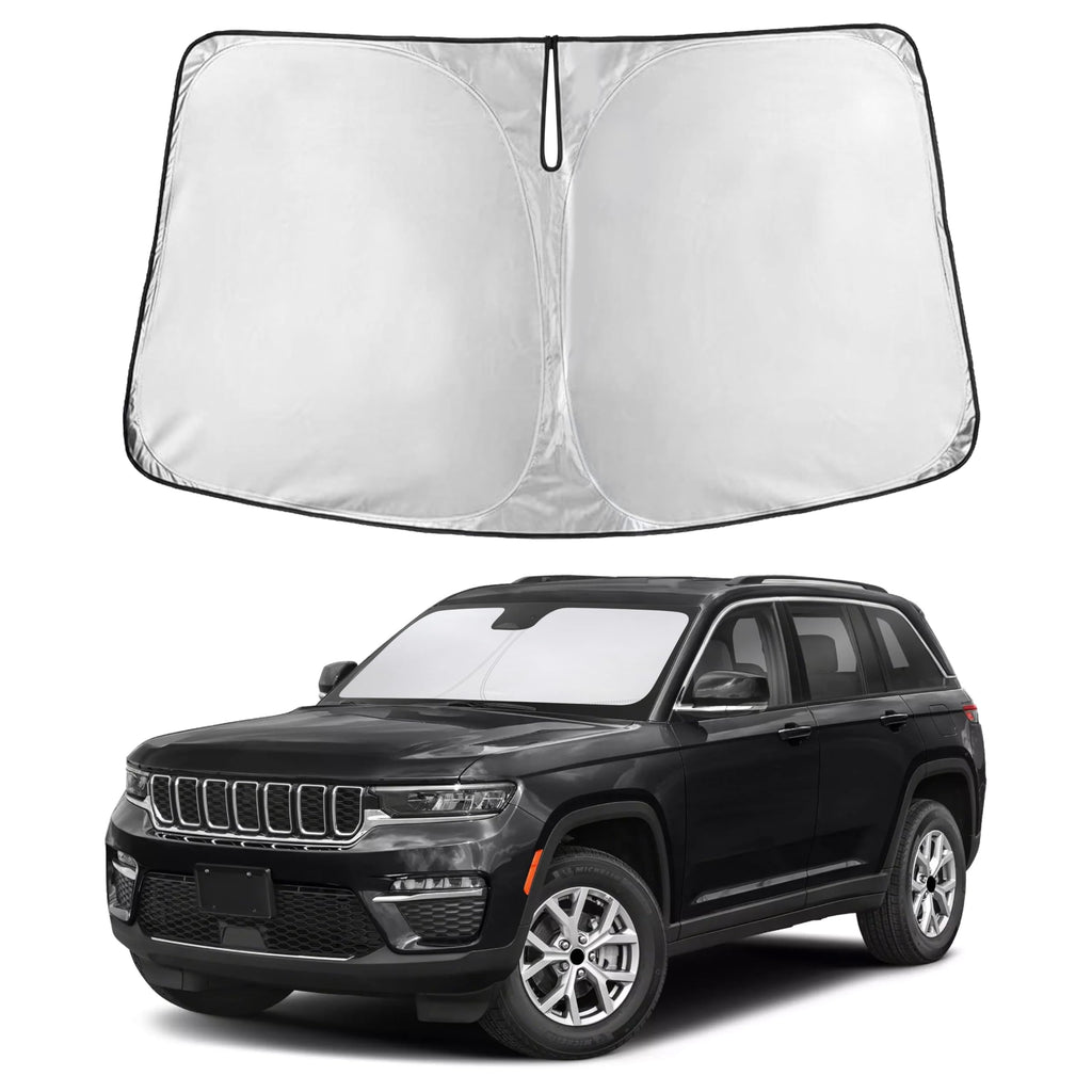 Front Windshield Sun Shade & Car Window Sun Visor