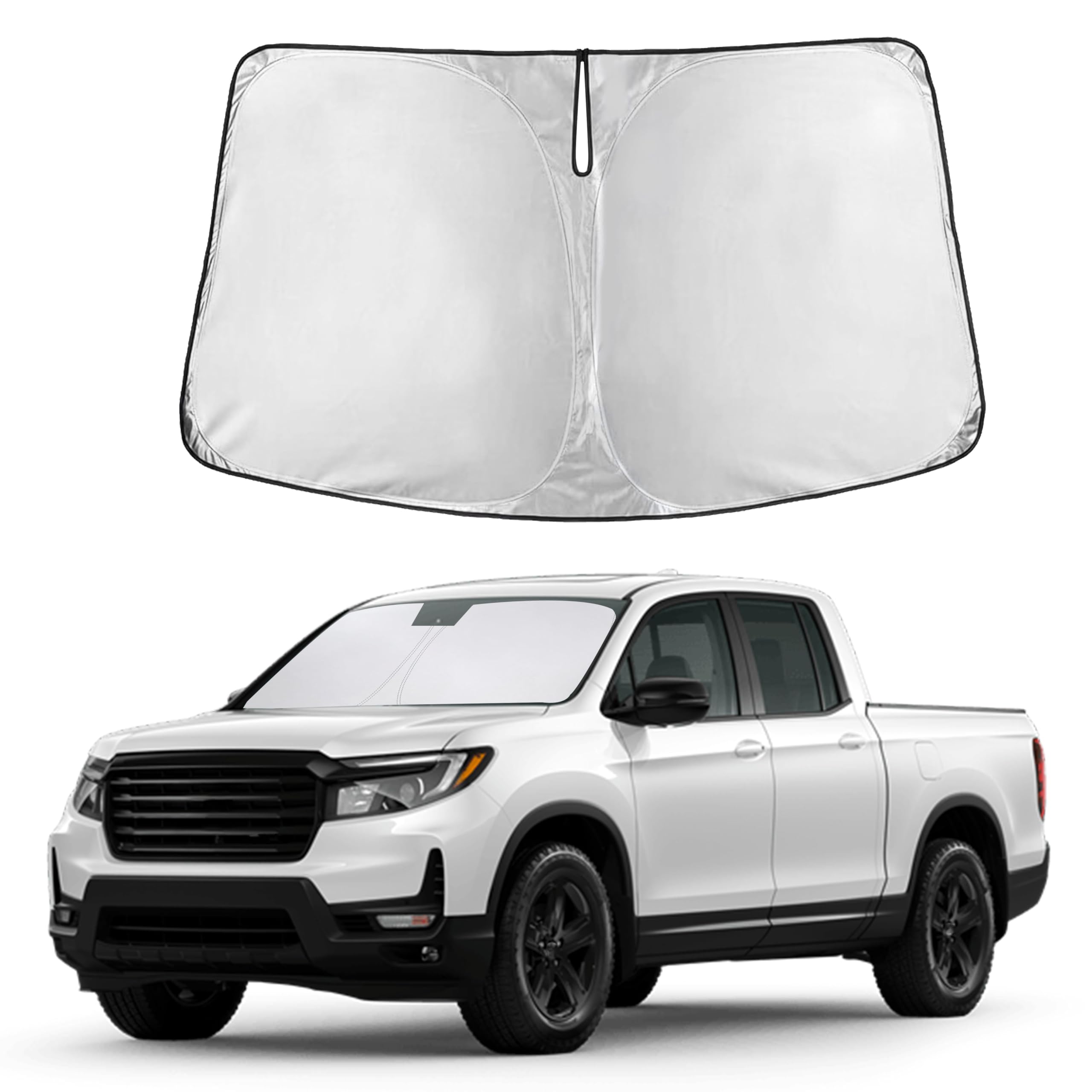 Front Windshield Sun Shade & Car Window Sun Visor