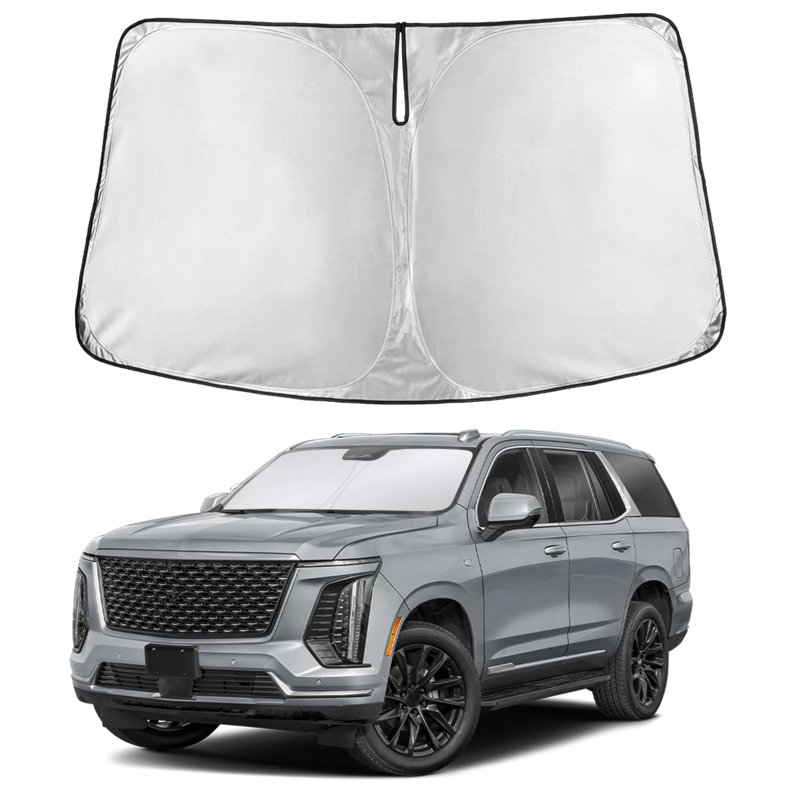 Front Windshield Sun Shade & Car Window Sun Visor
