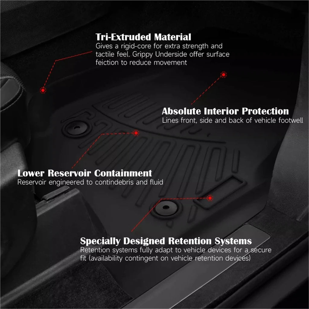3D TPE Floor Mats & Cargo Liner for Ford Expedition 2018–2025