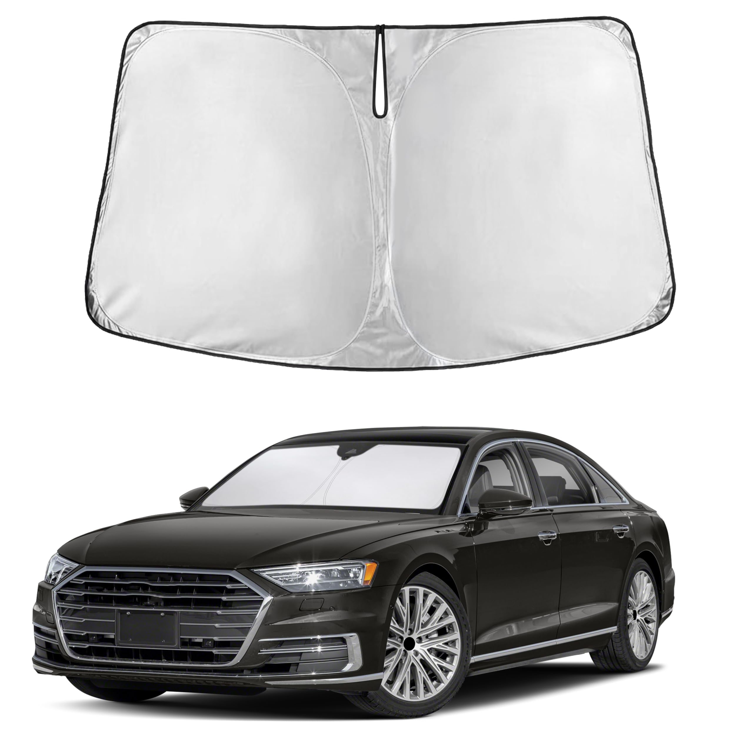 Reflective RV Windshield Sunshade for UV & Heat Protection