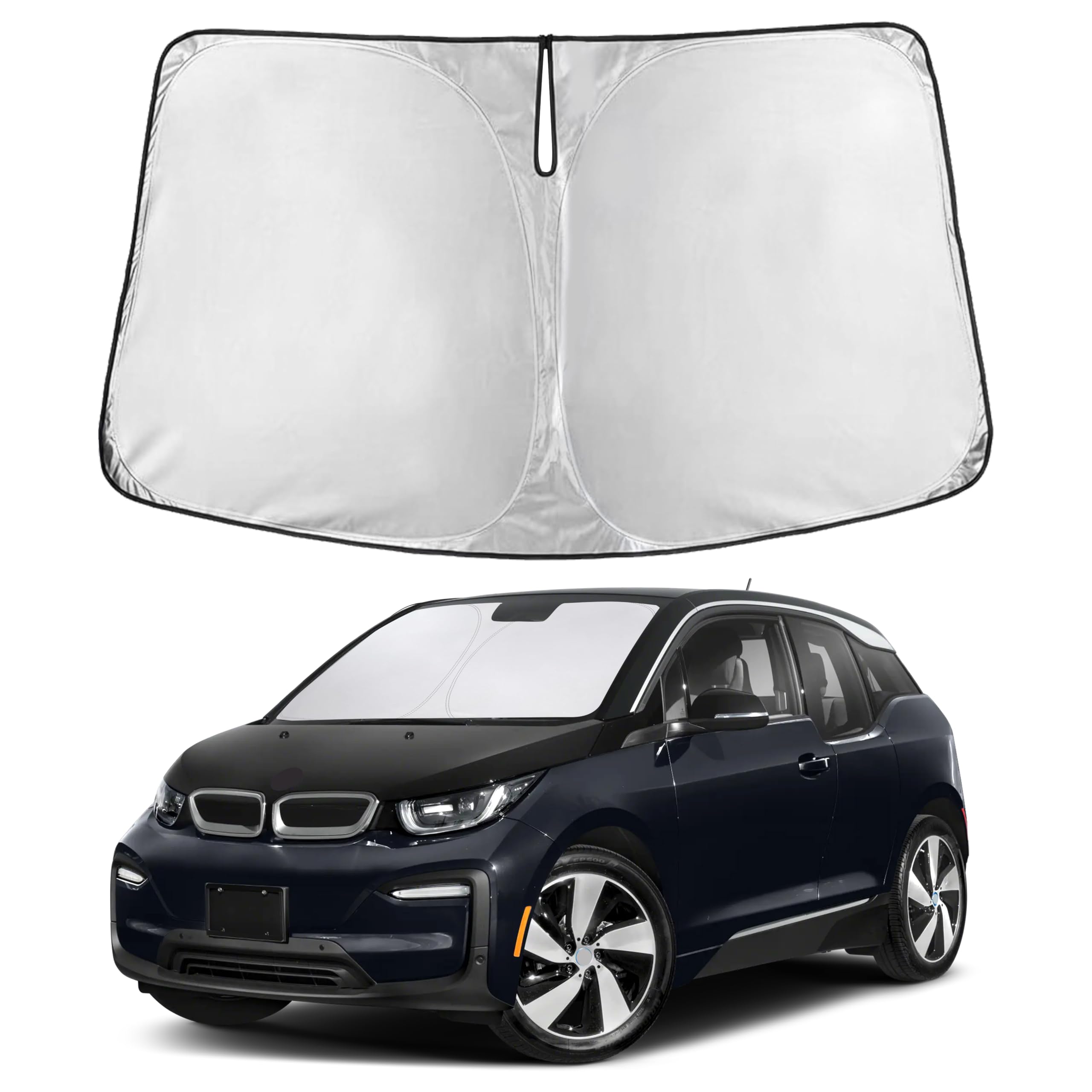 Reflective RV Windshield Sunshade for UV & Heat Protection
