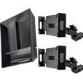 2-Pack BMW Metal Headrest Tablet Holders & Console Tray