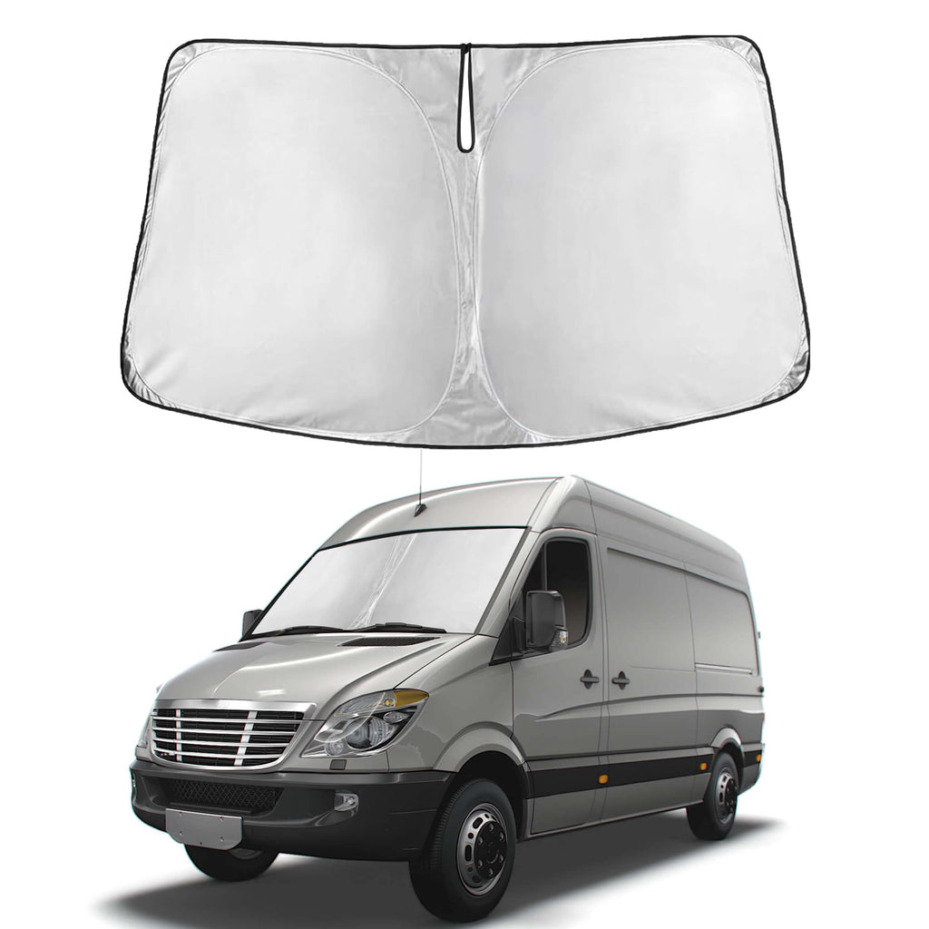 Reflective RV Windshield Sunshade for UV & Heat Protection