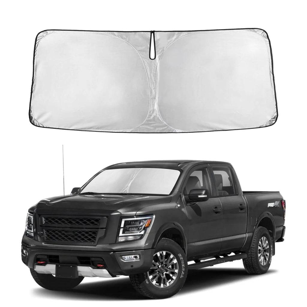 Front Windshield Sun Shade & Car Window Sun Visor