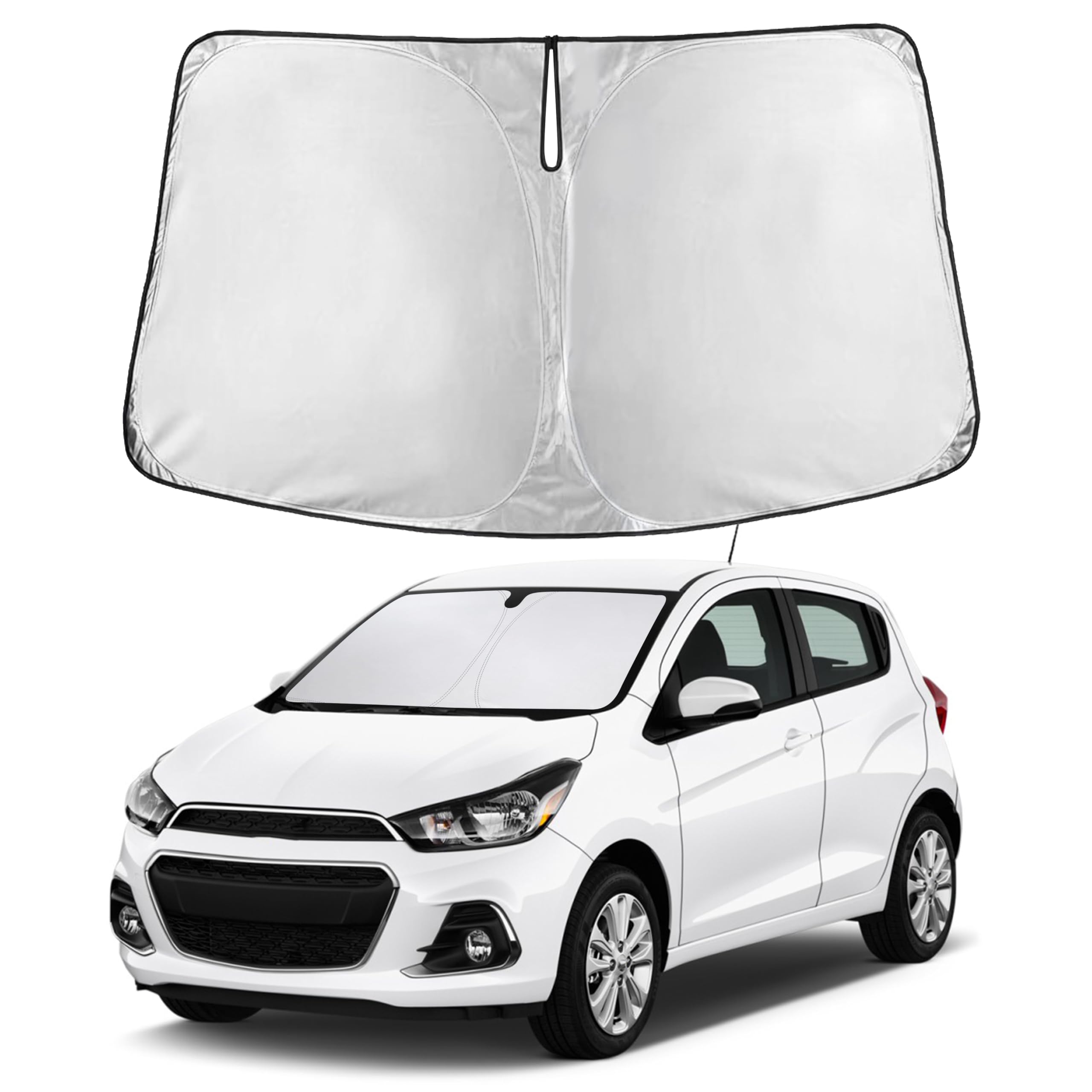 Reflective RV Windshield Sunshade for UV & Heat Protection
