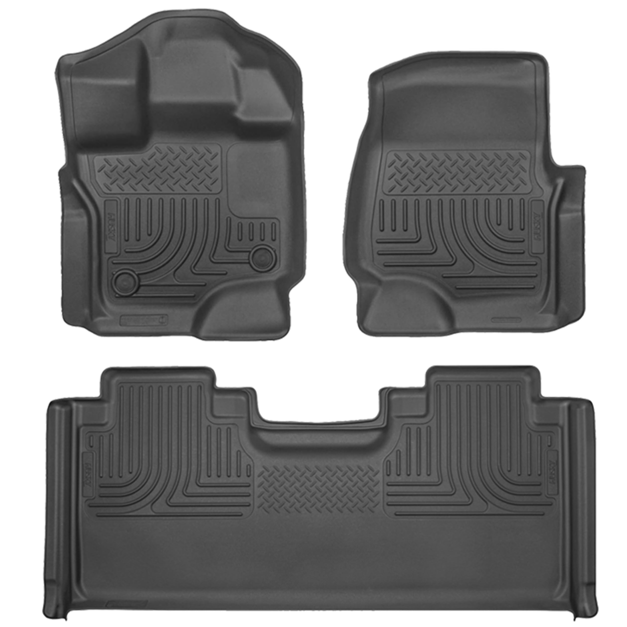 All-Weather Floor Mats with Raised Edge Protection