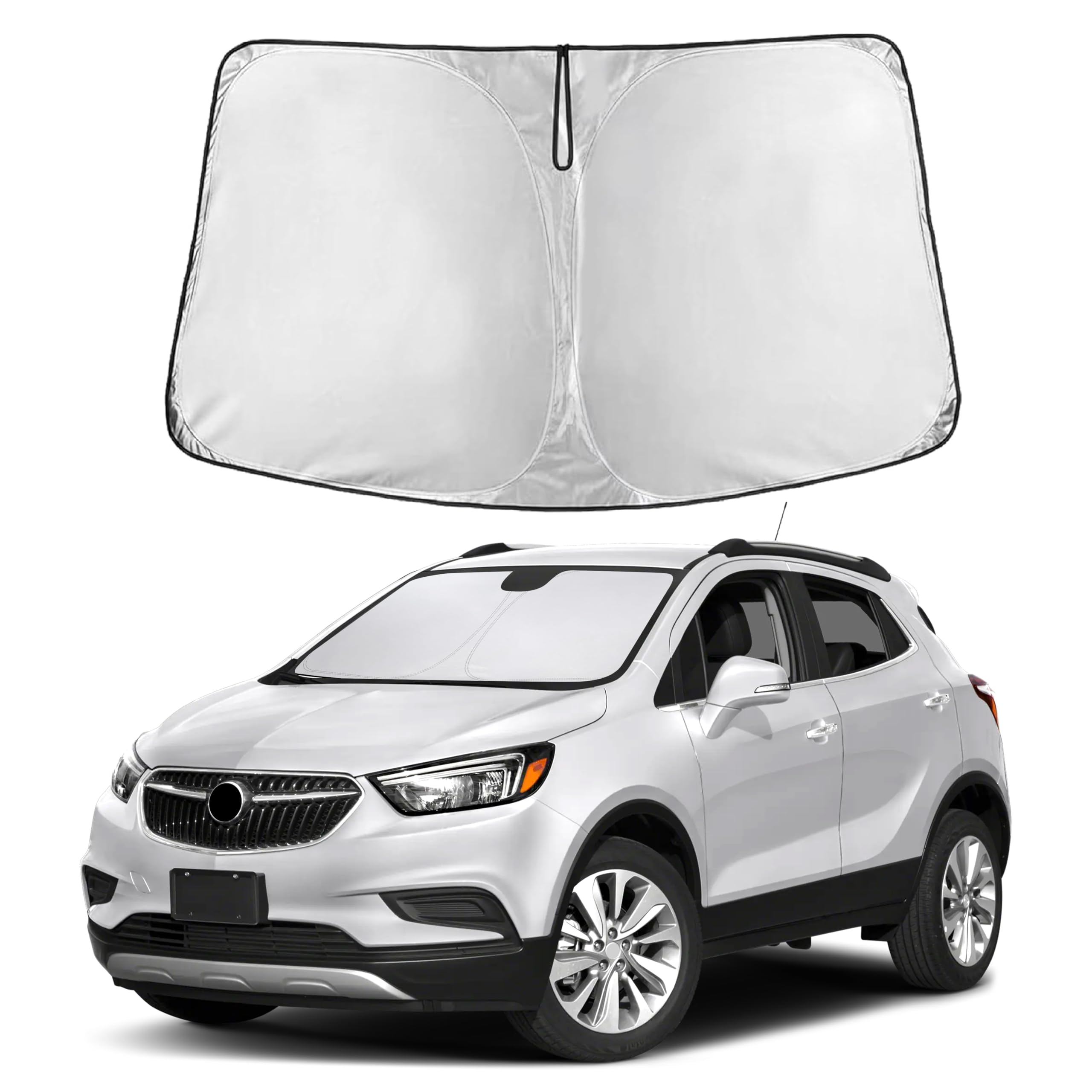 Reflective RV Windshield Sunshade for UV & Heat Protection