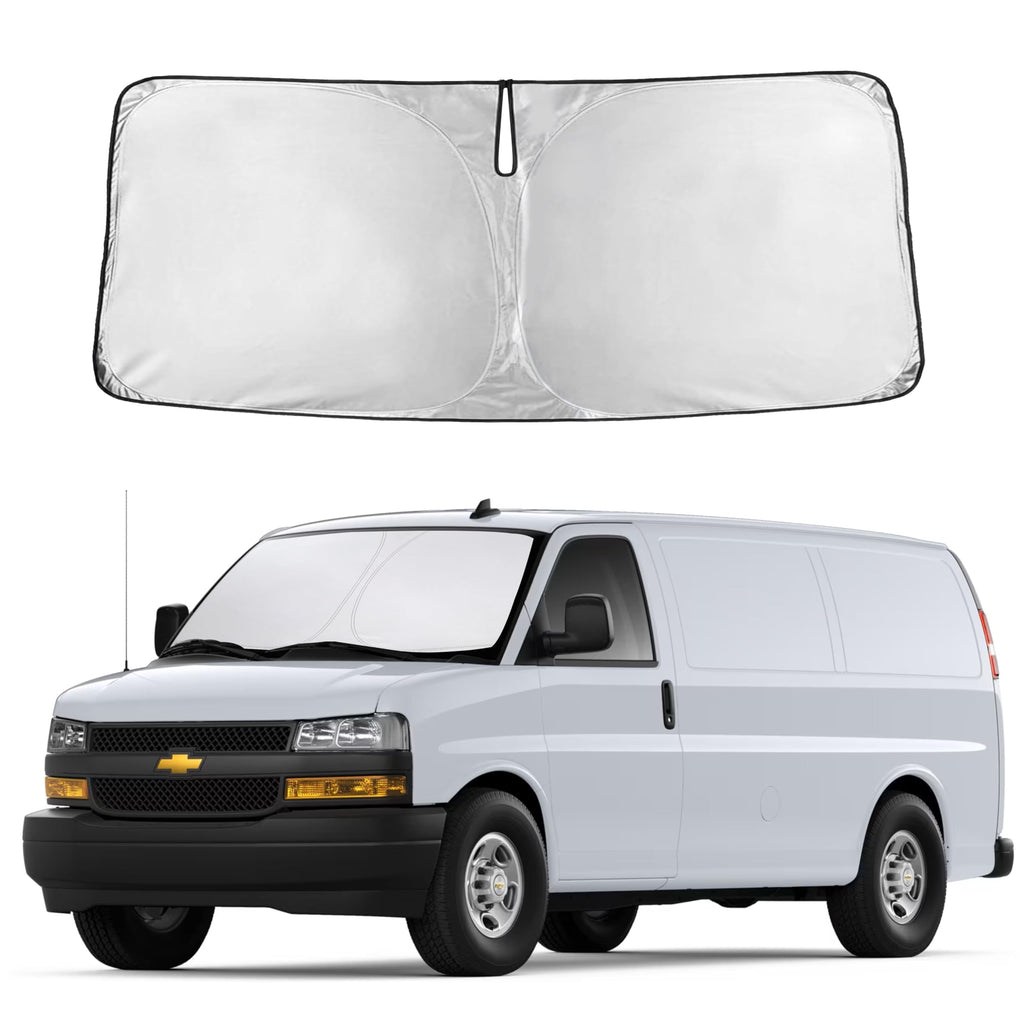 Front Windshield Sun Shade & Car Window Sun Visor