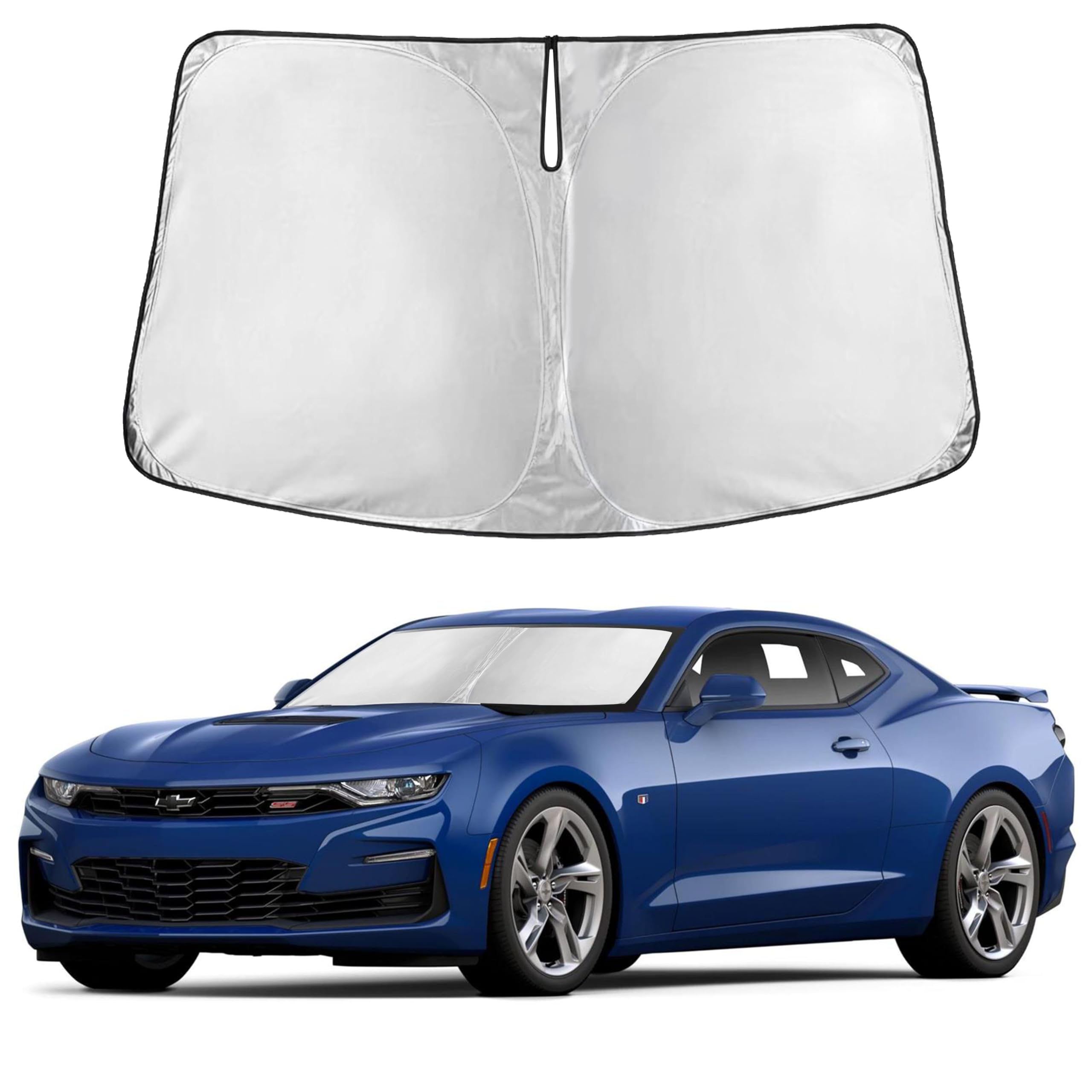 Front Windshield Sun Shade & Car Window Sun Visor