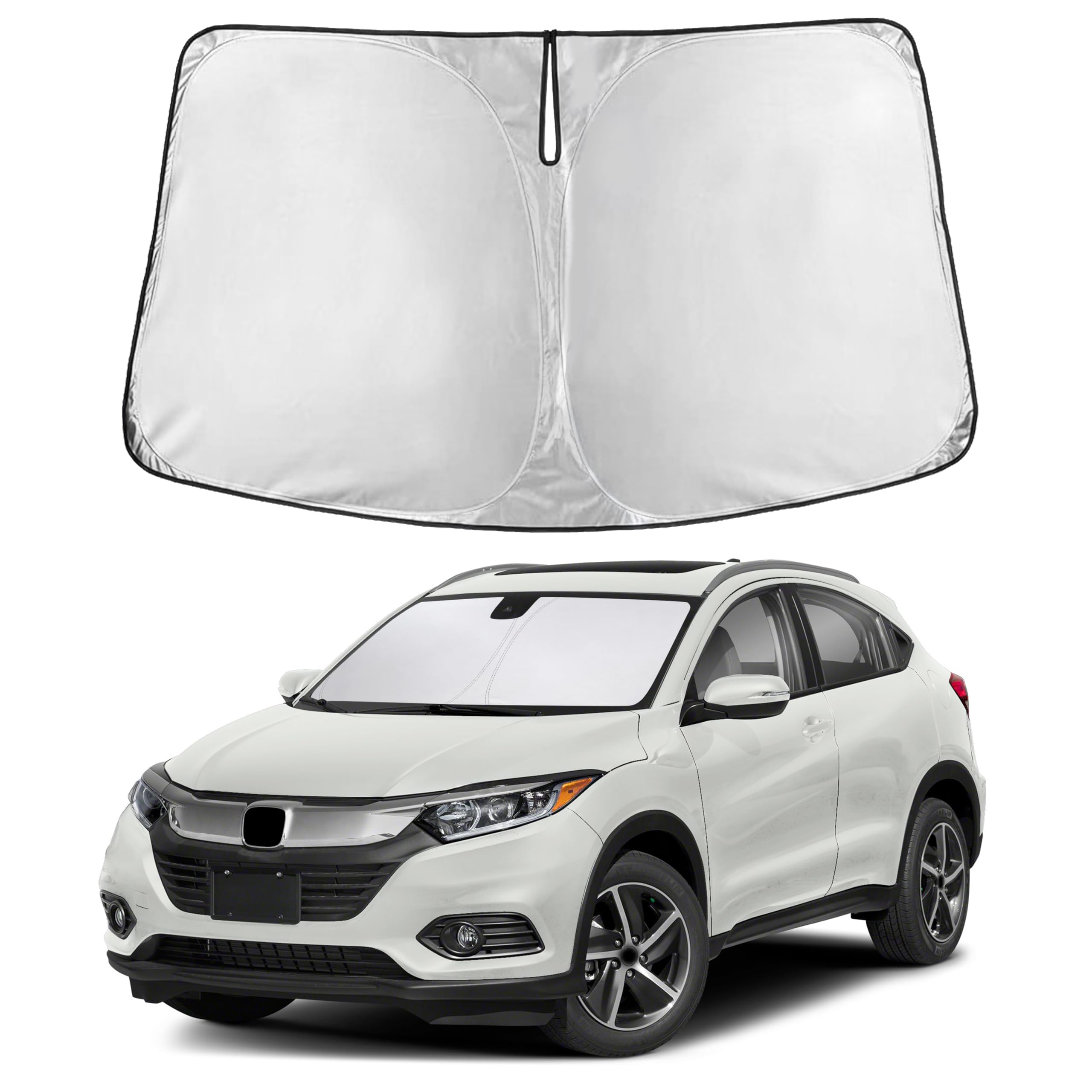 Front Windshield Sun Shade & Car Window Sun Visor