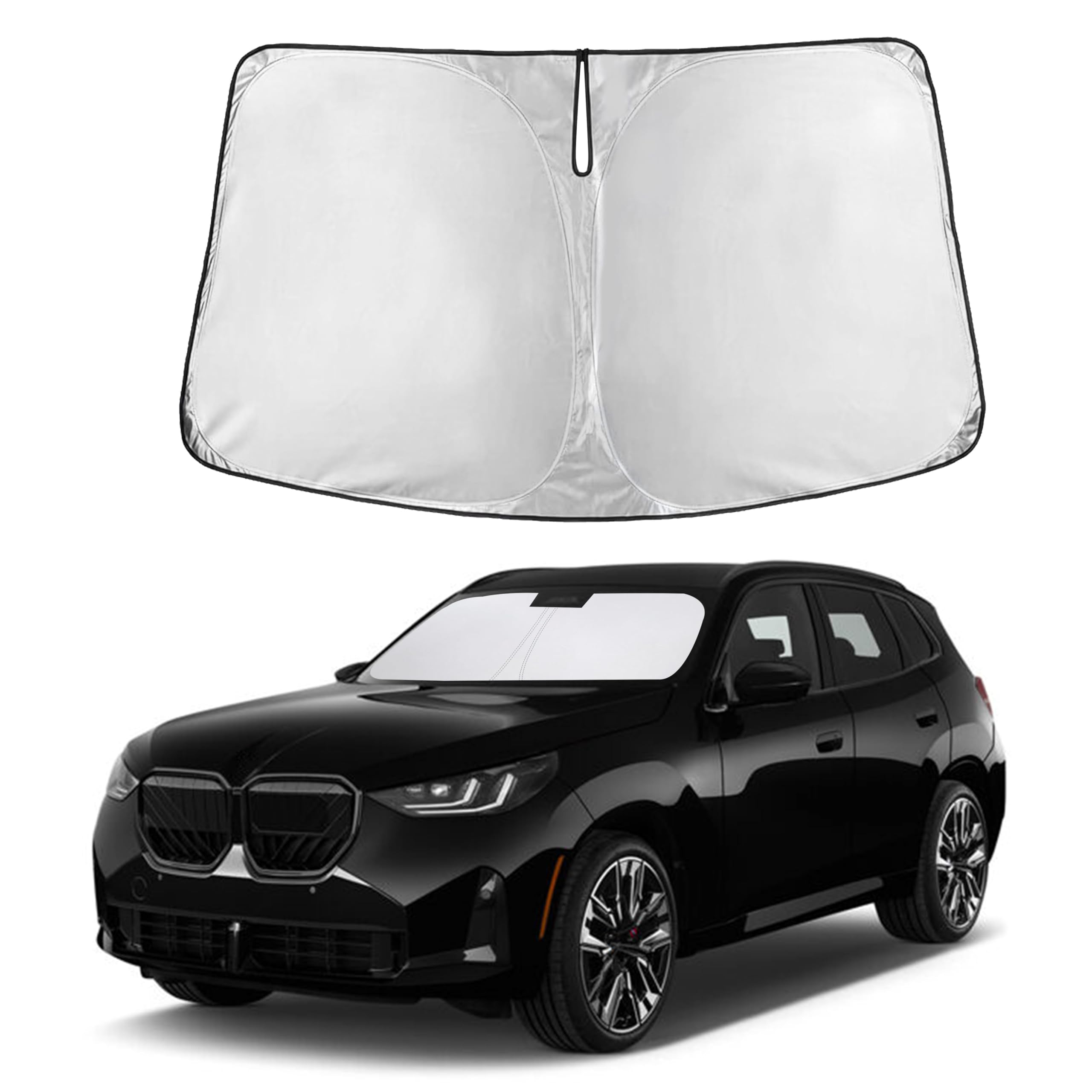 Front Windshield Sun Shade & Car Window Sun Visor