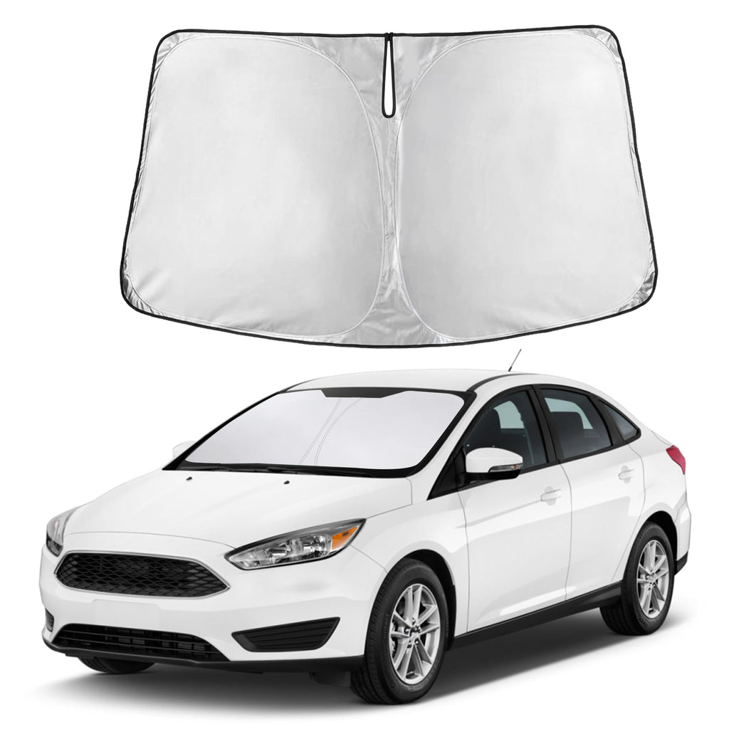 Front Windshield Sun Shade & Car Window Sun Visor