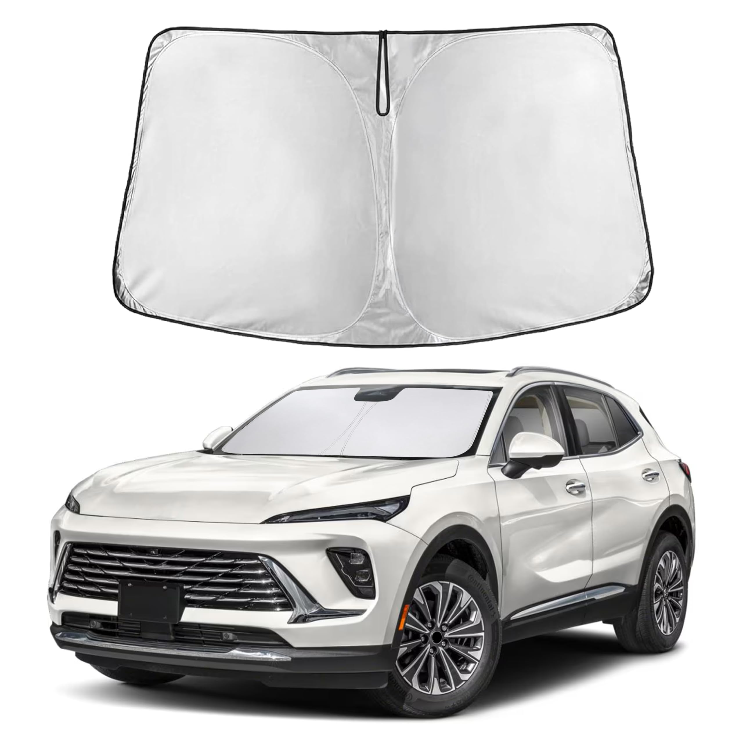 Reflective RV Windshield Sunshade for UV & Heat Protection